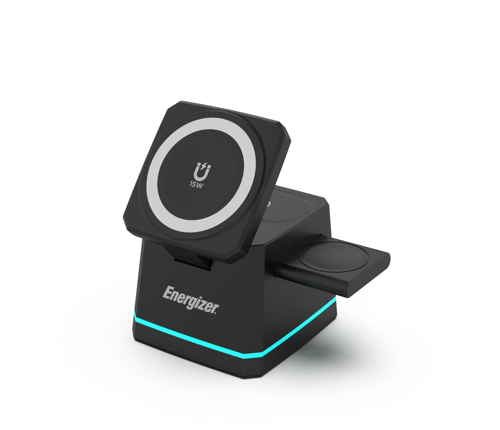 Energizer All-in-One Wireless Charging Dock. Black
