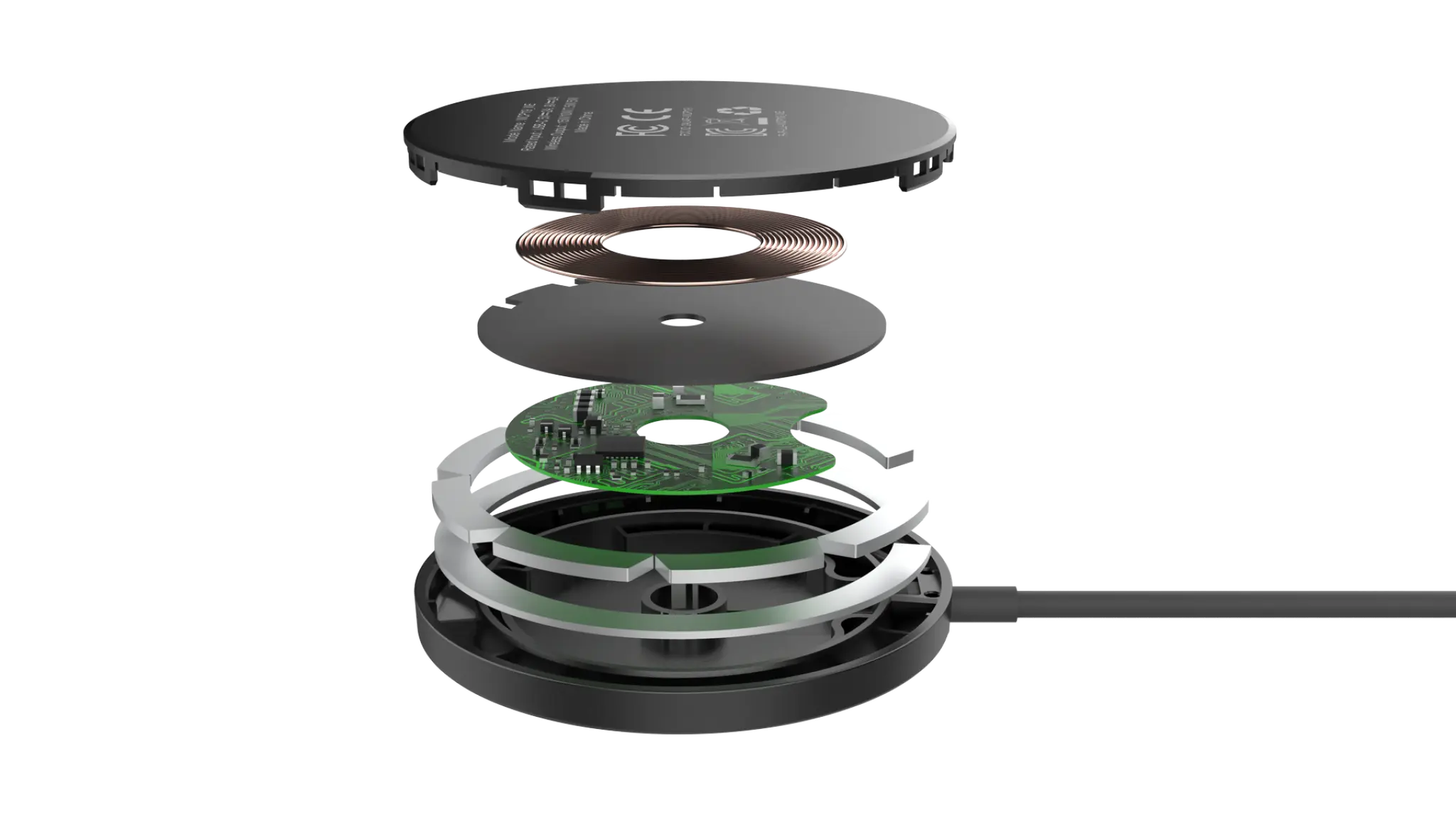 Energizer 15W Magnetic Wireless Charger. Black