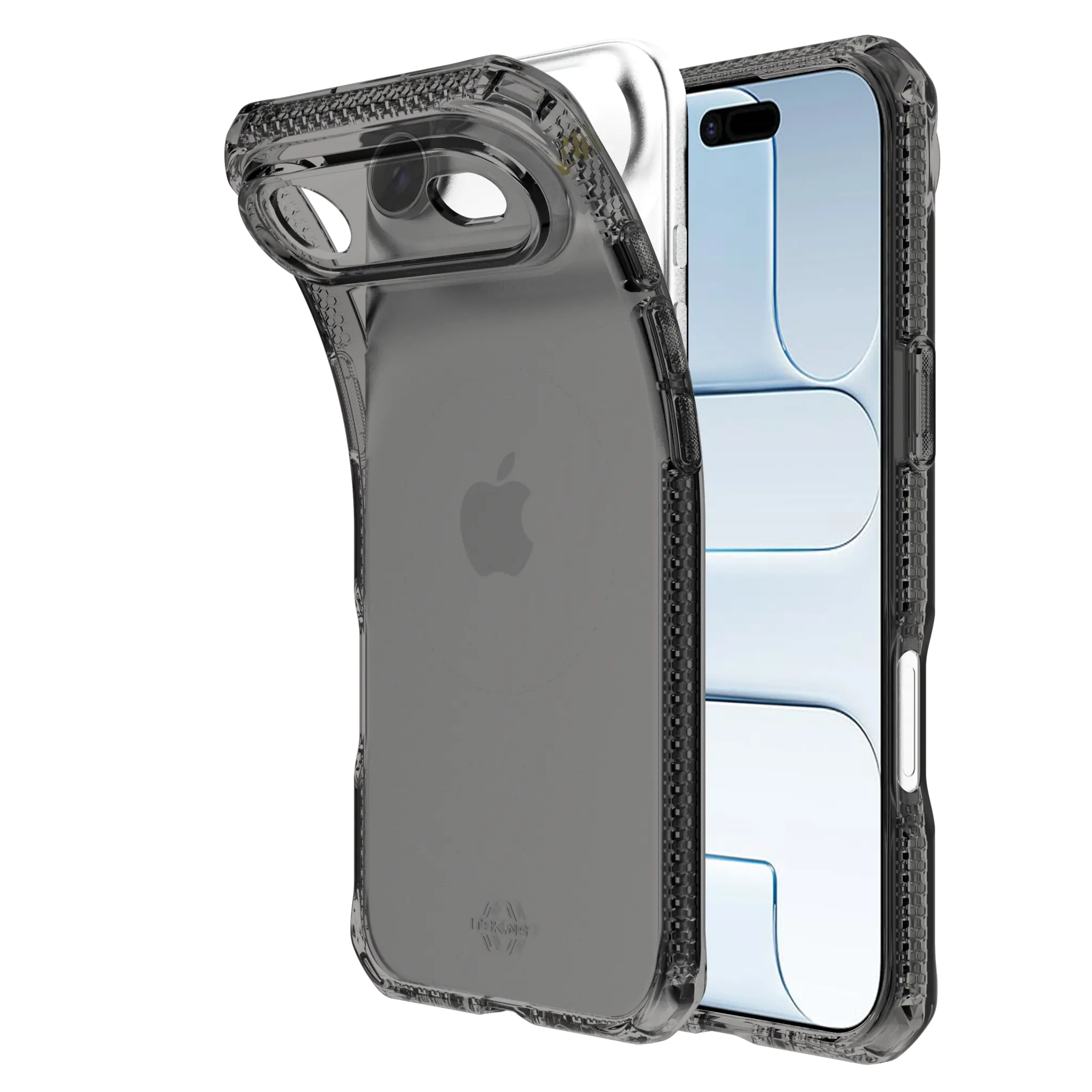 ITSKINS SPECTRUM CLEAR cover for iPhone 17 Air®. Smoke