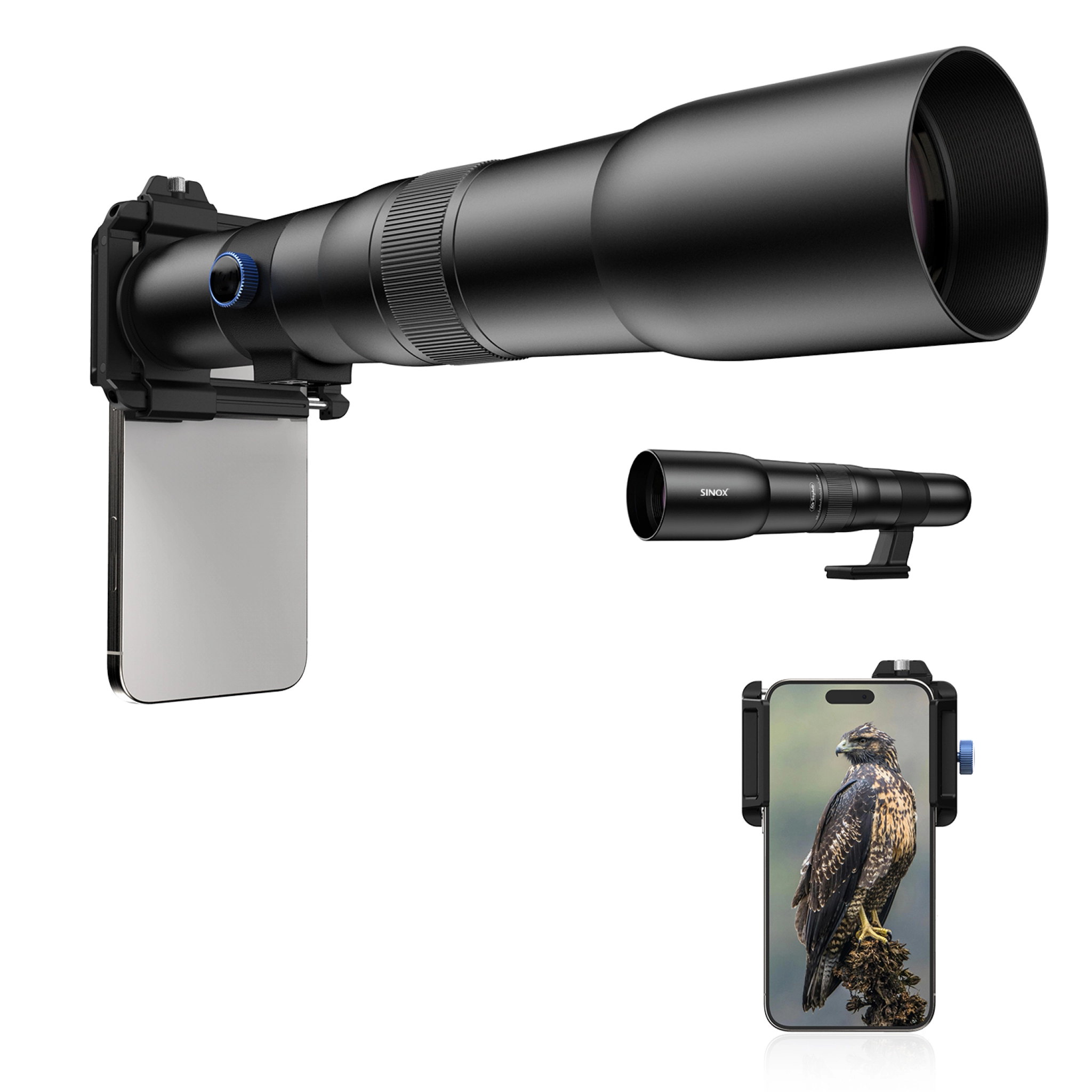 Sinox Lifestyle 50x Telephoto Lens Kit. Black