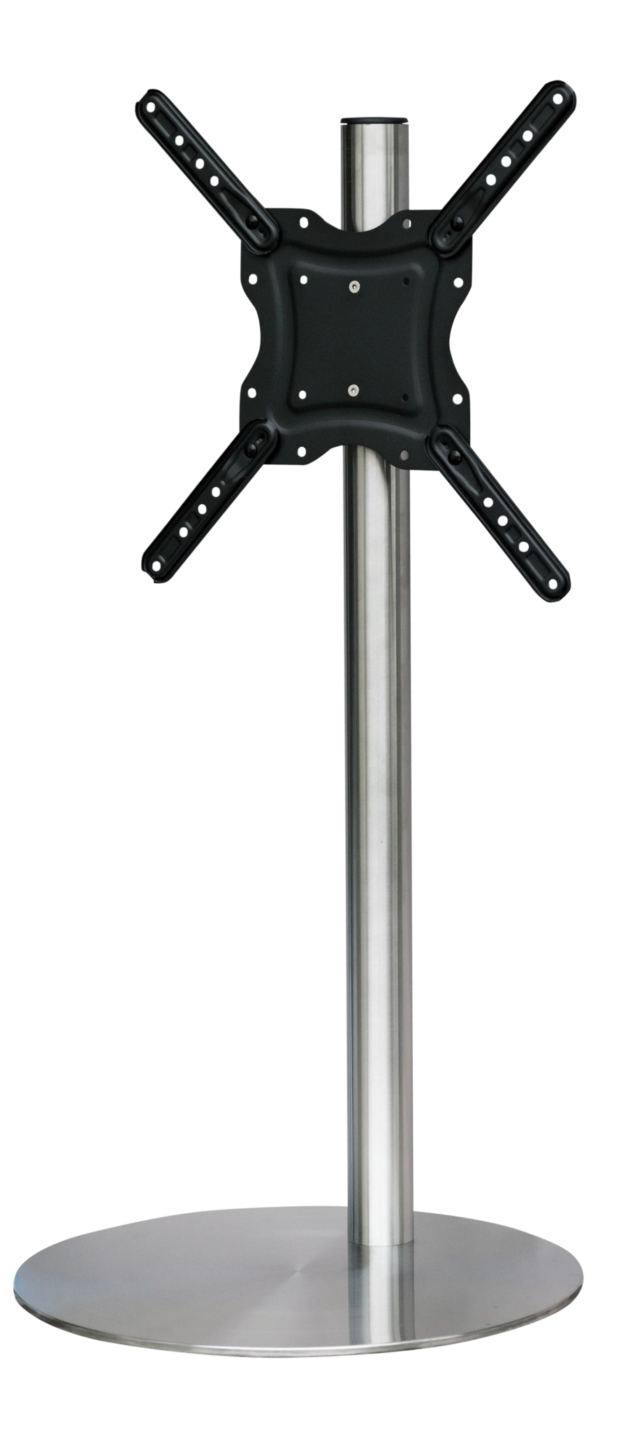 Sinox StandView TV Floor Mount with rotatable top. 26"-65". Alu finish
