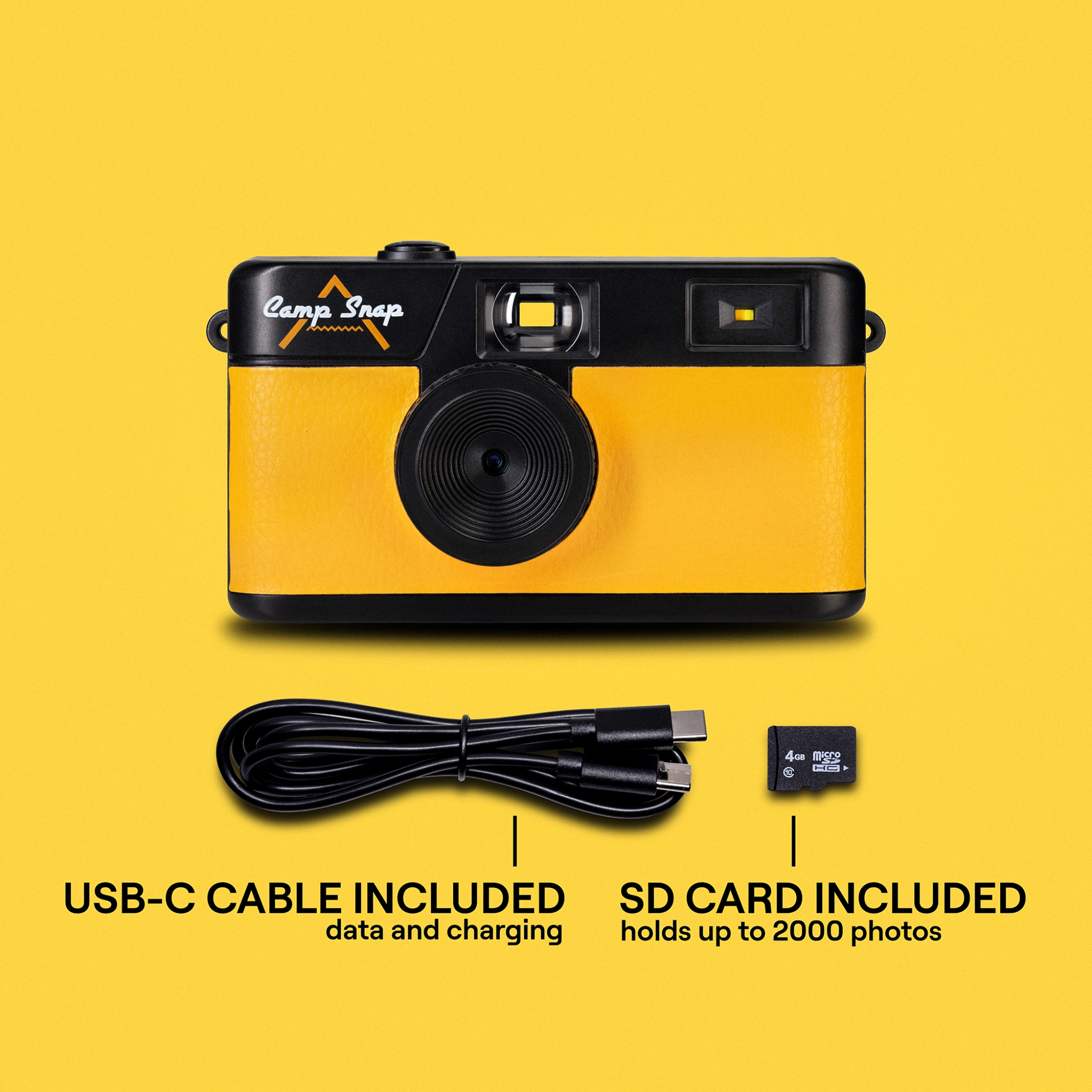 Camp Snap Camera. Sunbeam Yellow