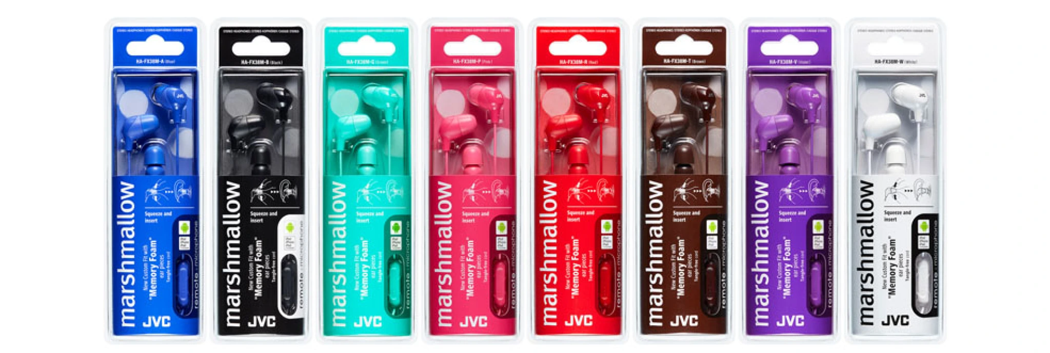 JVC In Ear Headphones. Green