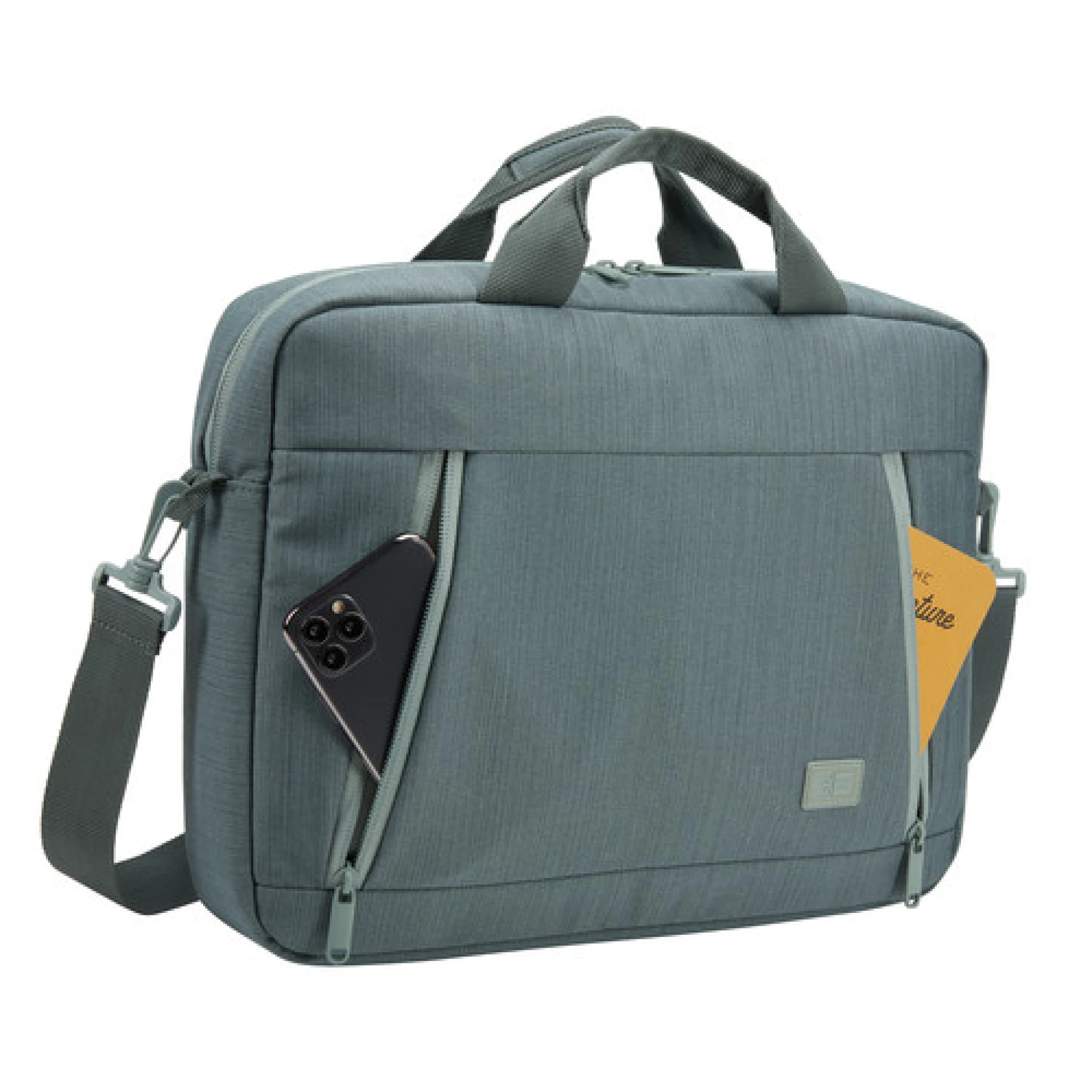 Case Logic Huxton 14" Laptop Attaché. Light Grey