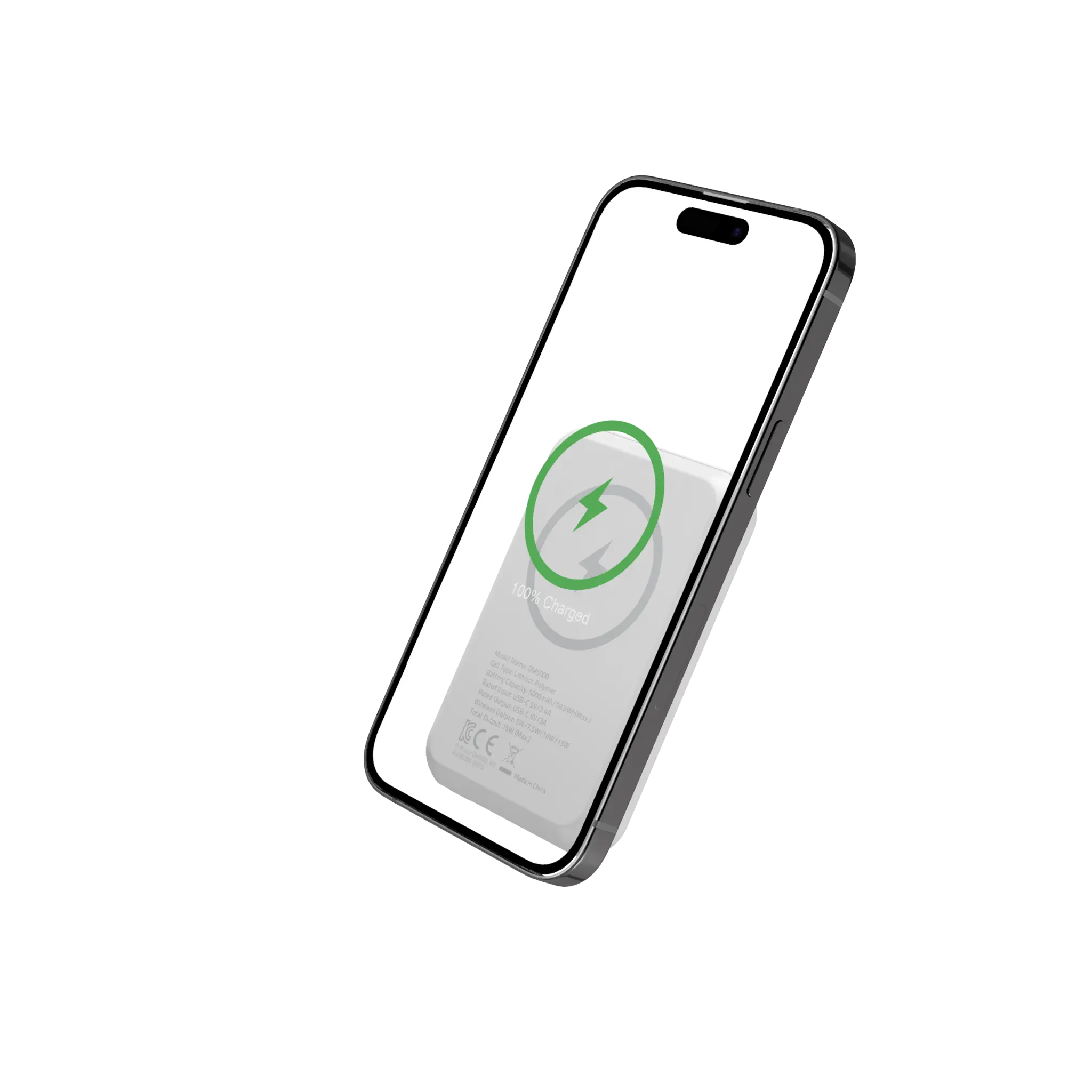 Energizer 15W Magnetic Wireless Power Bank. White