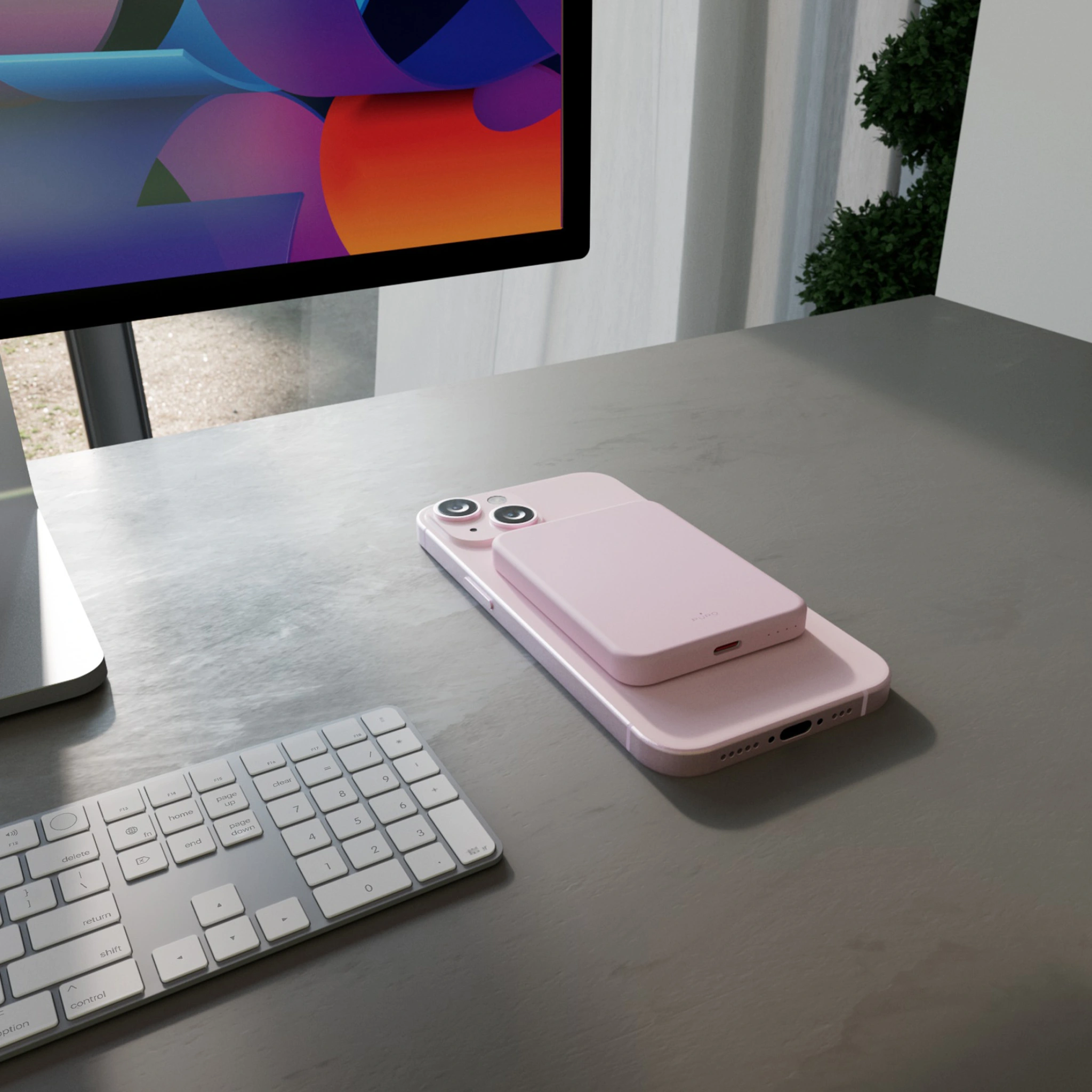 PURO Power Bank Wireless “Mini Power Mag” 4200 mAh for iPhone