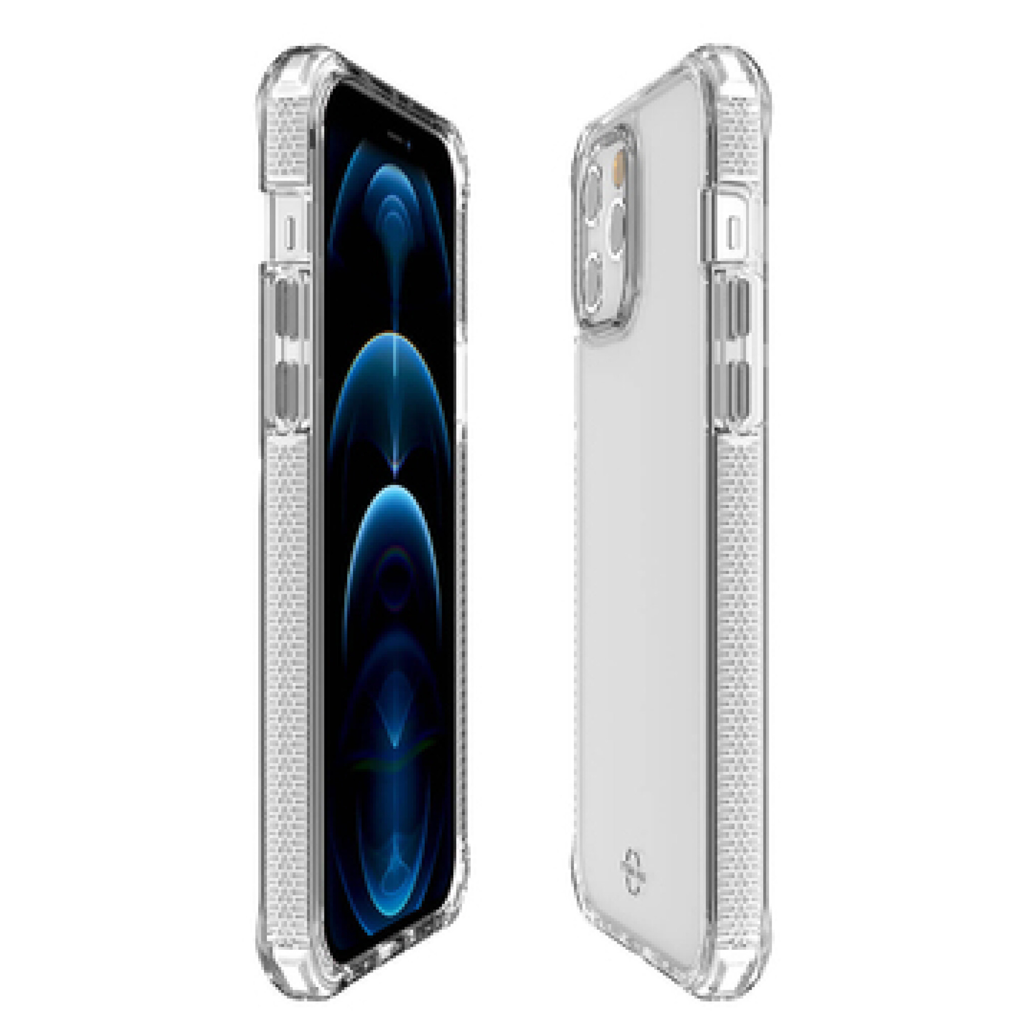 ITSKINS SUPREME CLEAR cover for iPhone 12 / 12 Pro®. White and transparent