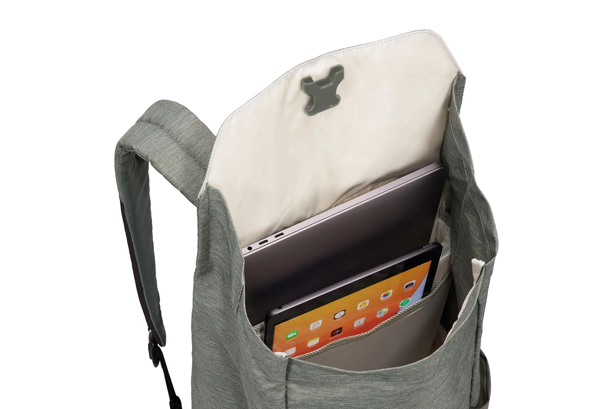 Thule Lithos Backpack 16L. Agave Green/Black