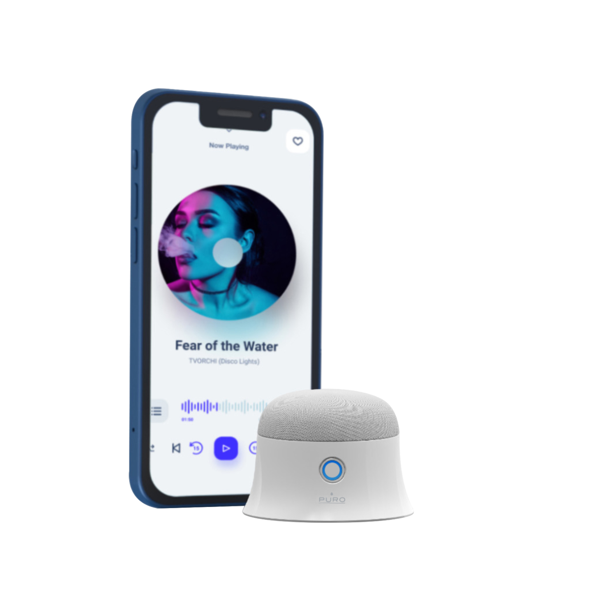 PURO Compact Mag Go Speaker Compatible with MagSafe