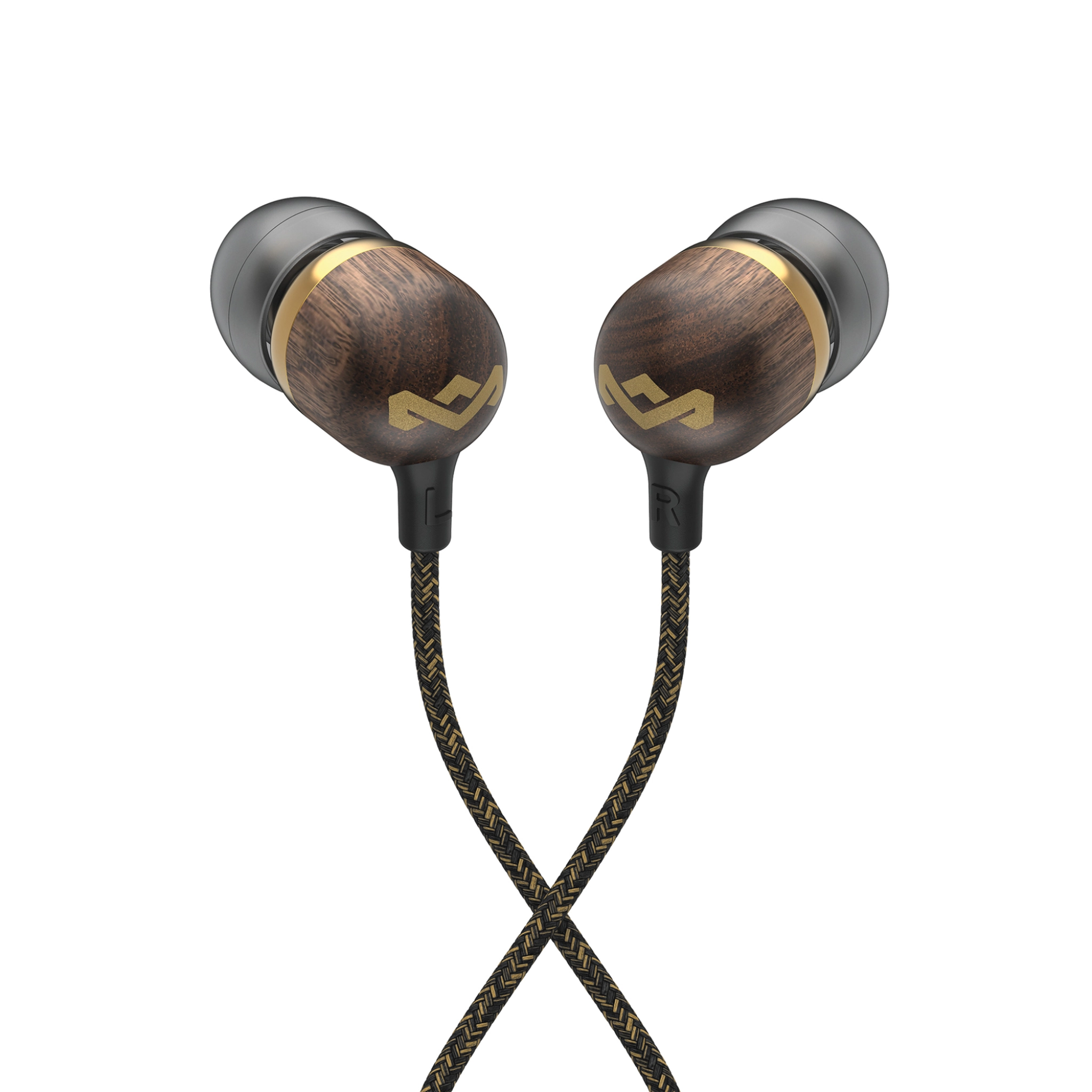 Marley Smile Jamaica USB-C Earbuds. Brass