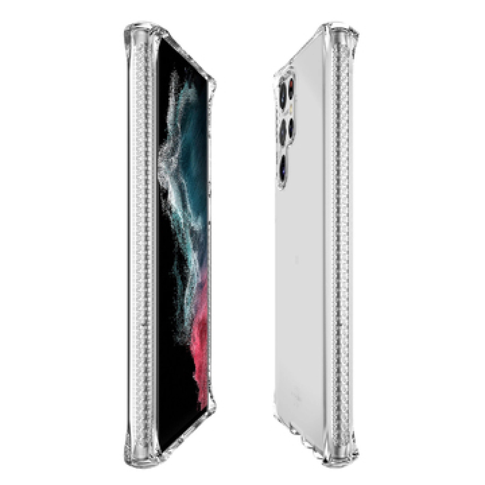 ITSKINS SPECTRUM CLEAR cover for Samsung Galaxy S22 Ultra®. Transparent