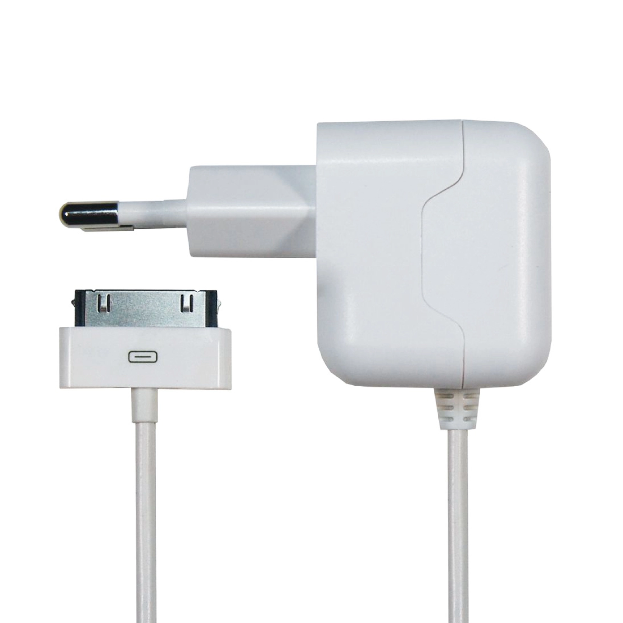 Sinox 230V Apple™ 30-pin Charger w/MFI chip. 1m. White