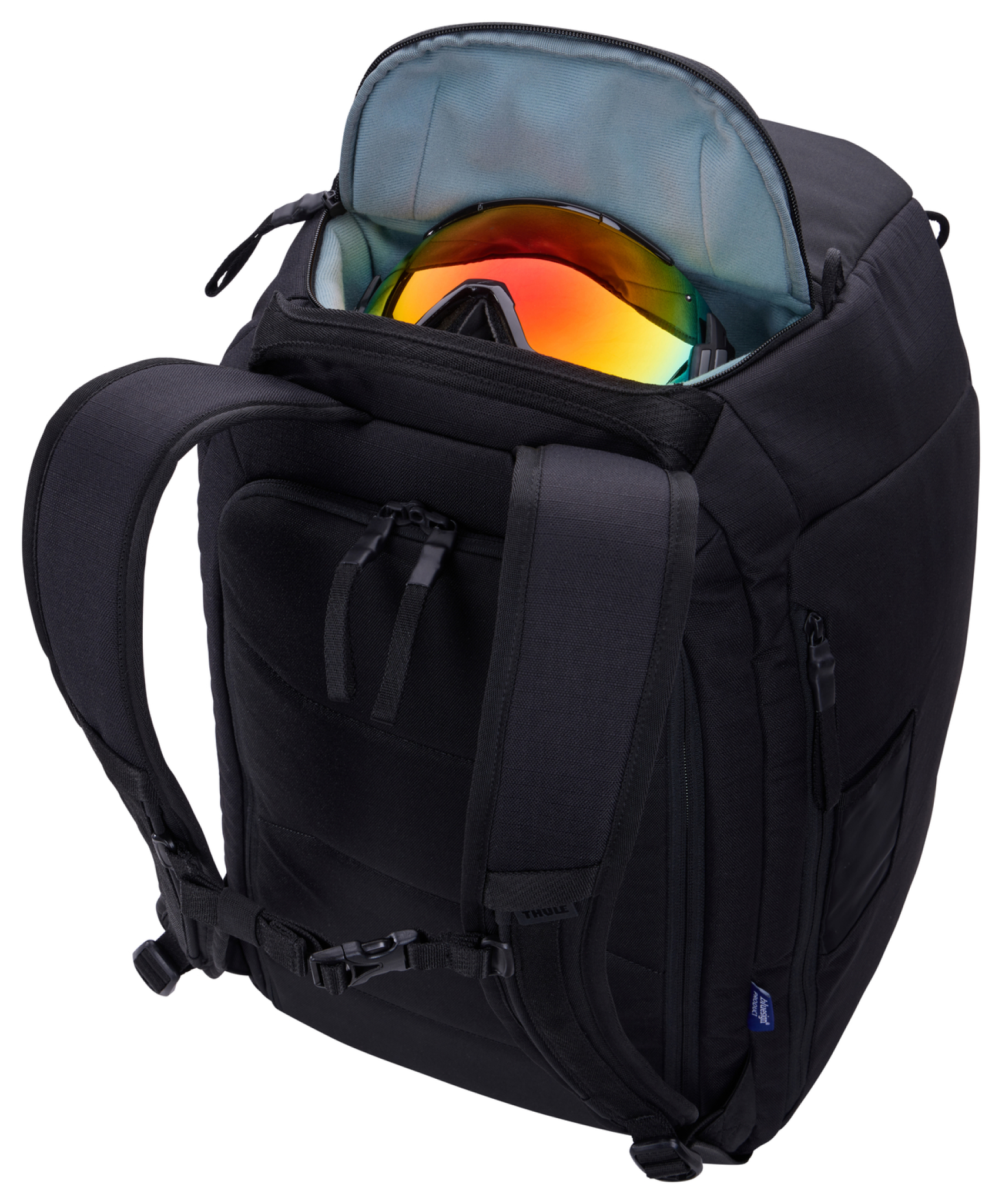 Thule Roundtrip ski boot backpack 45L. Black