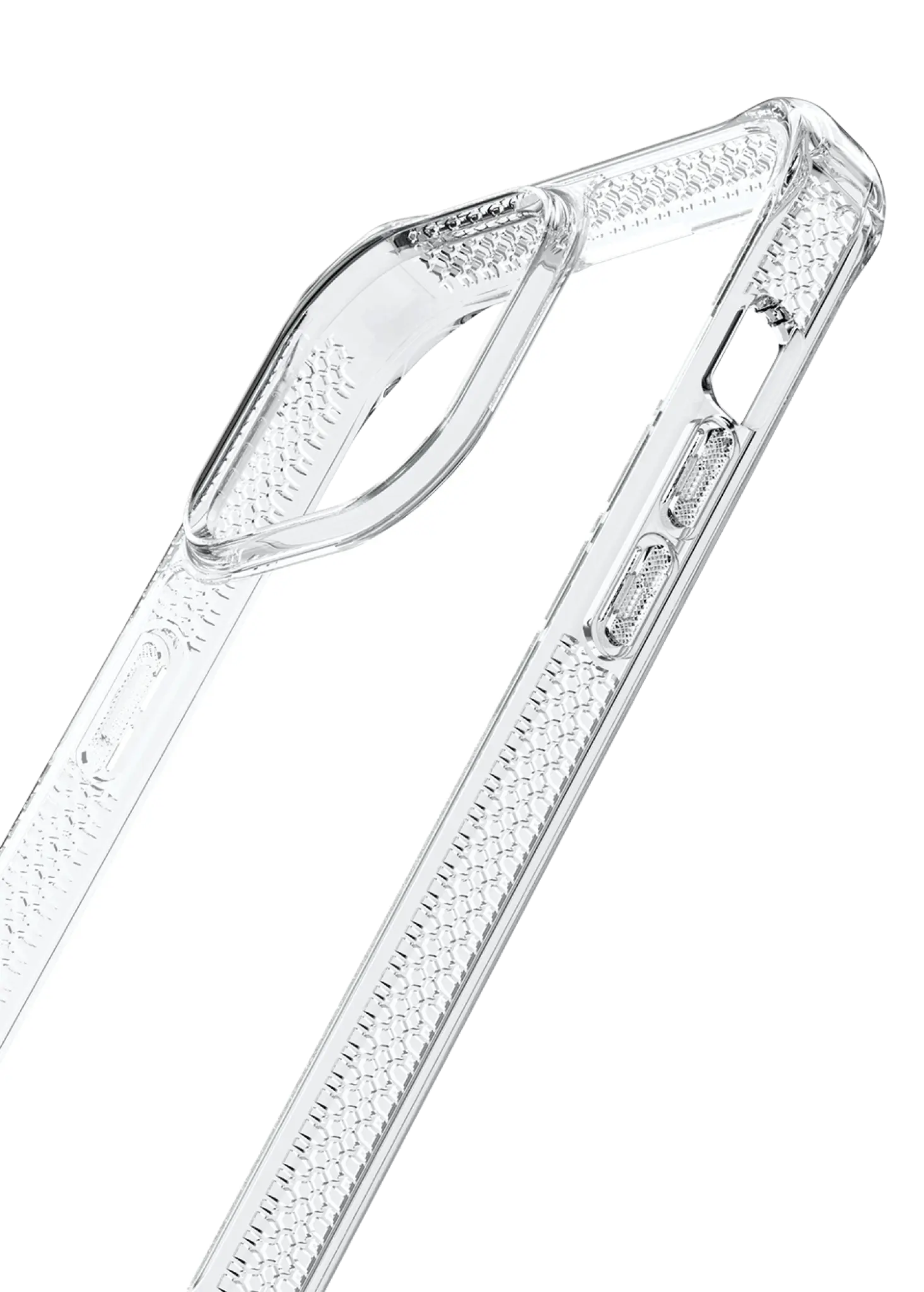 ITSKINS HYBRID MAGSAFE CLEAR cover for iPhone 15®. Transparent