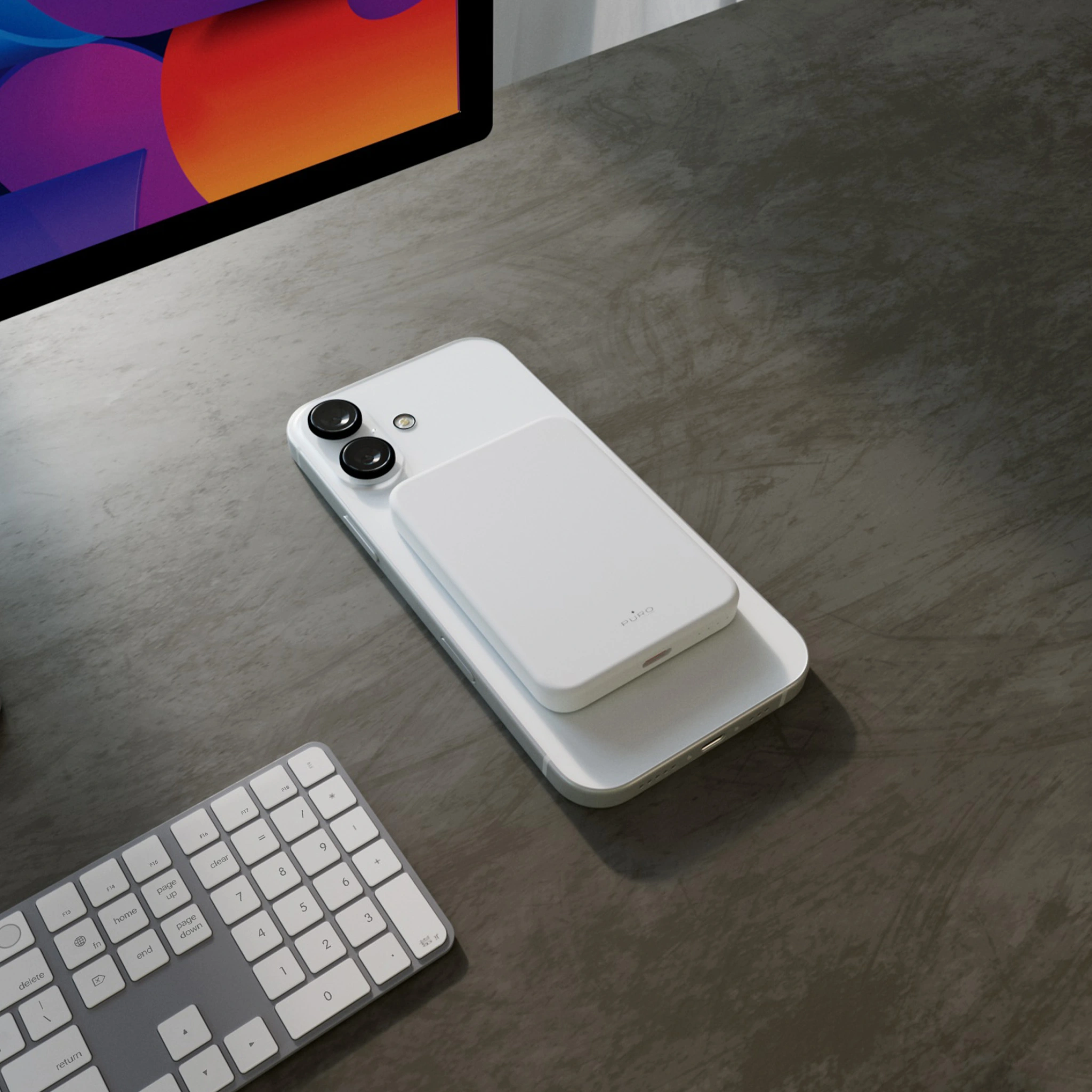 PURO Power Bank Wireless “Mini Power Mag” 4200 mAh for iPhone