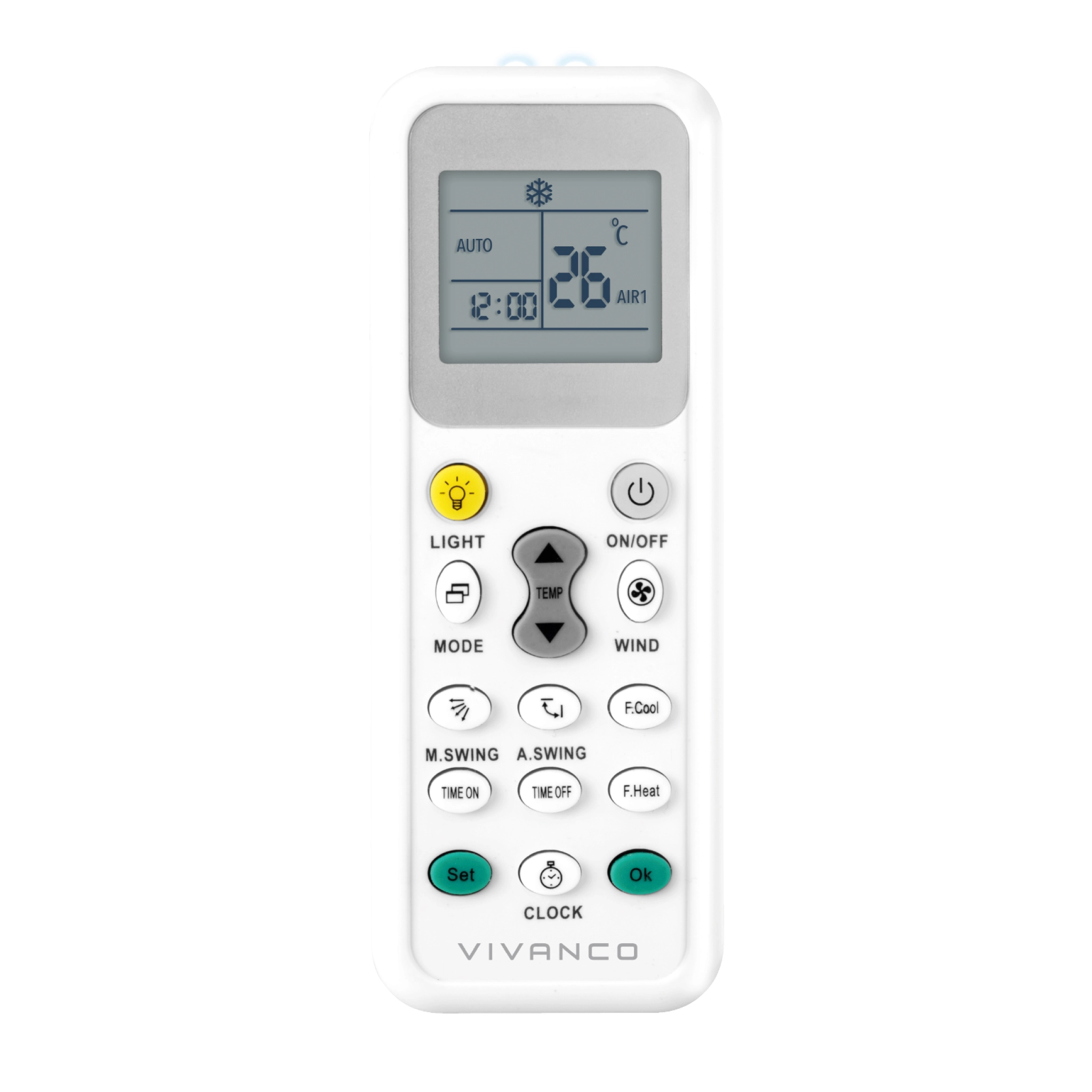 Vivanco Universal remote control for air conditioners