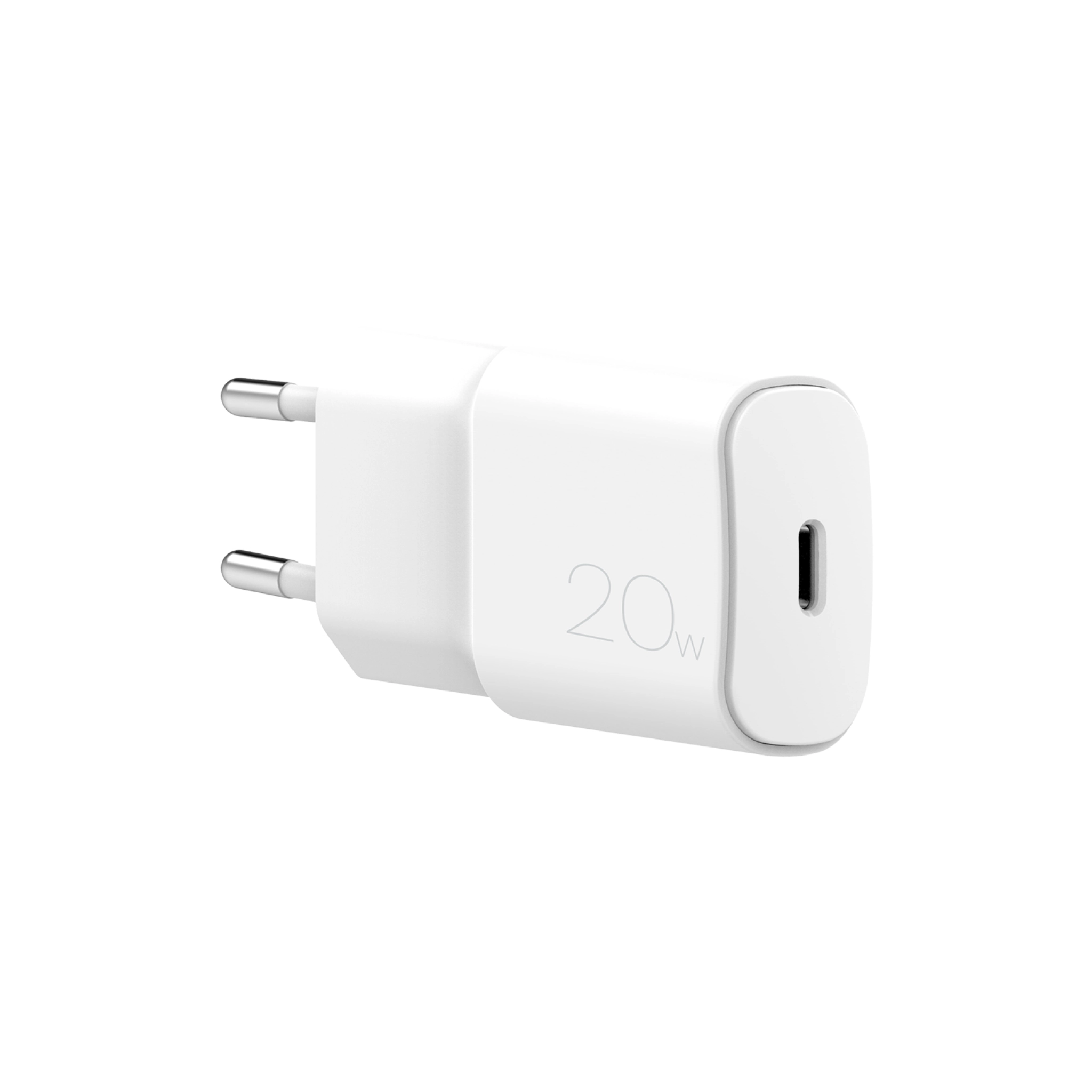 PURO Wall charger USB-C 20W. White