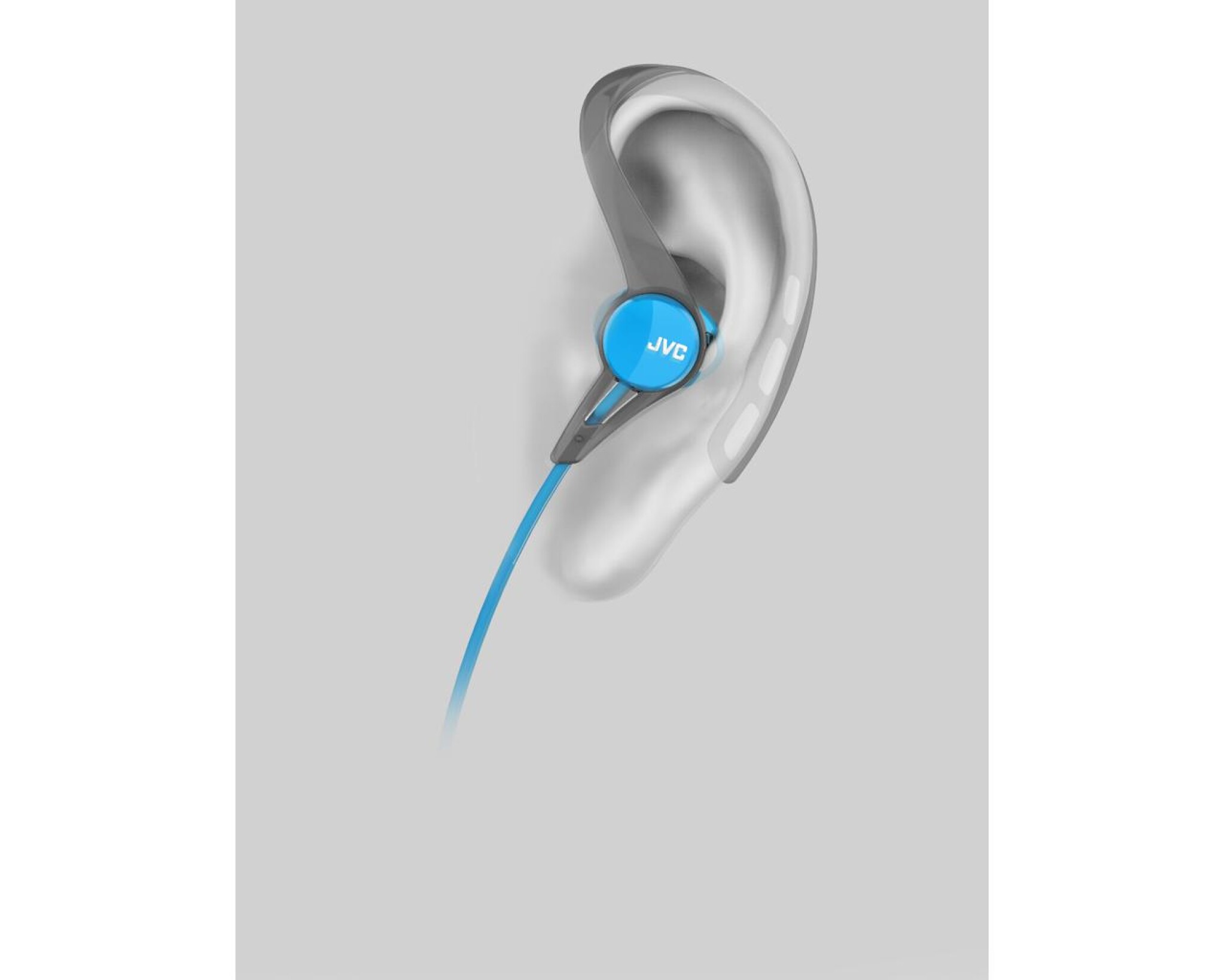 JVC Wireless In Ear Headphones for Sport with Remote and Microphone. Blue