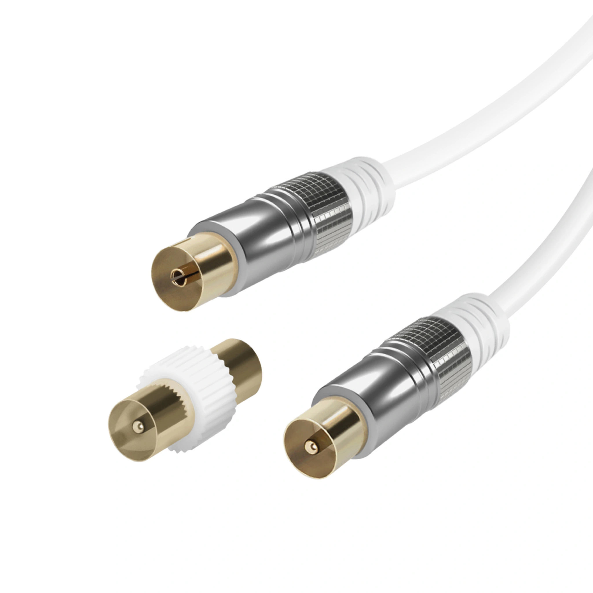 Vivanco Satellite antenna cable with ferrite core, 110 dB