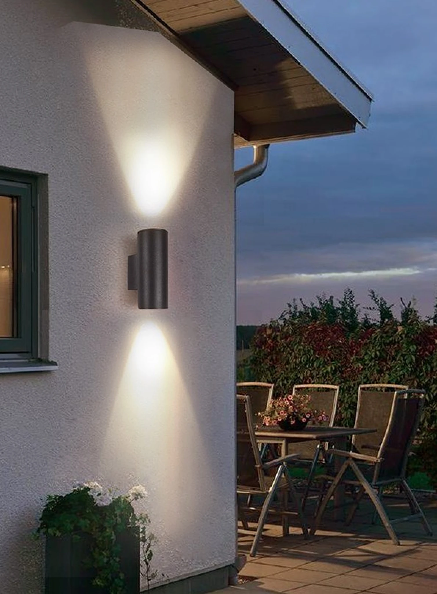 FOX Wall lamp LED. Matt black