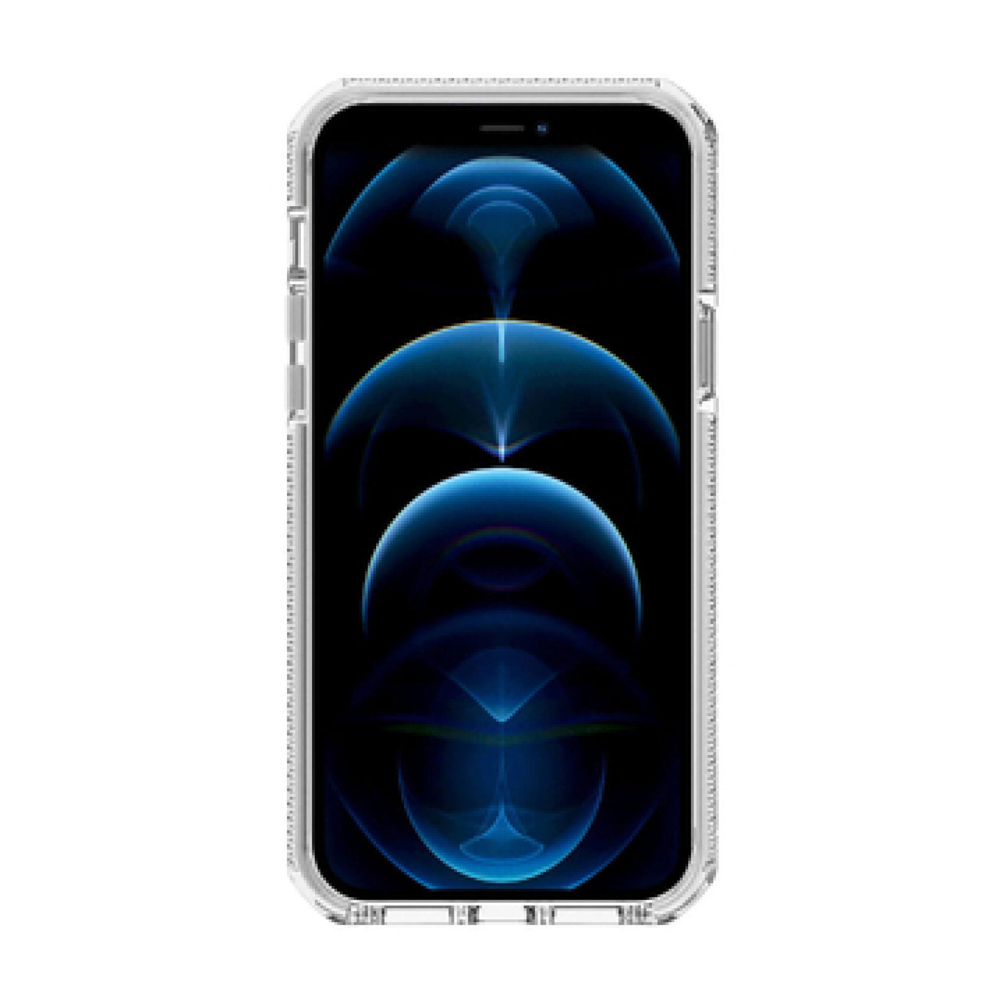 ITSKINS SUPREME CLEAR cover for iPhone 12 / 12 Pro®. White and transparent