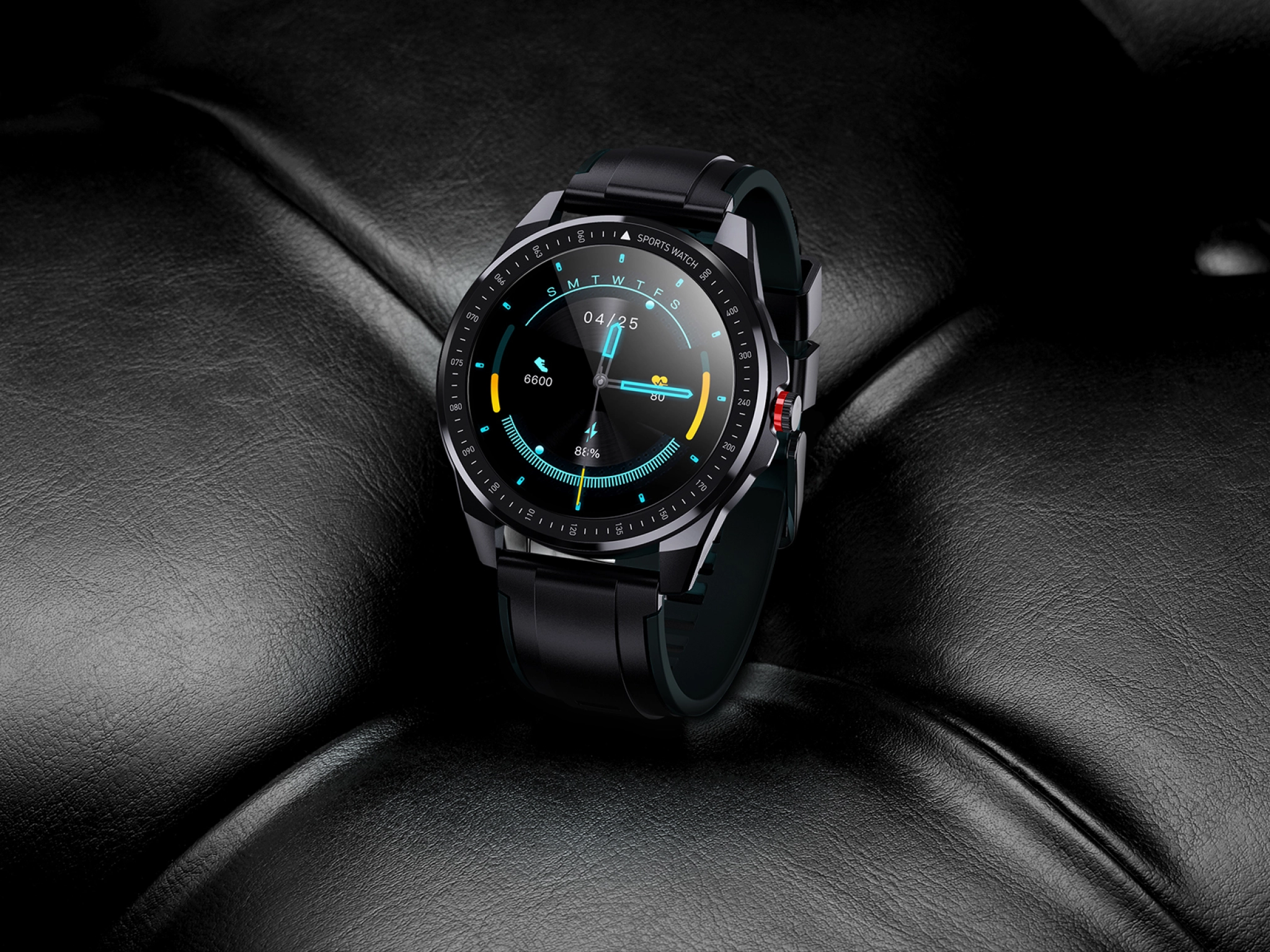 Sinox Lifestyle SPORT smartwatch. Black