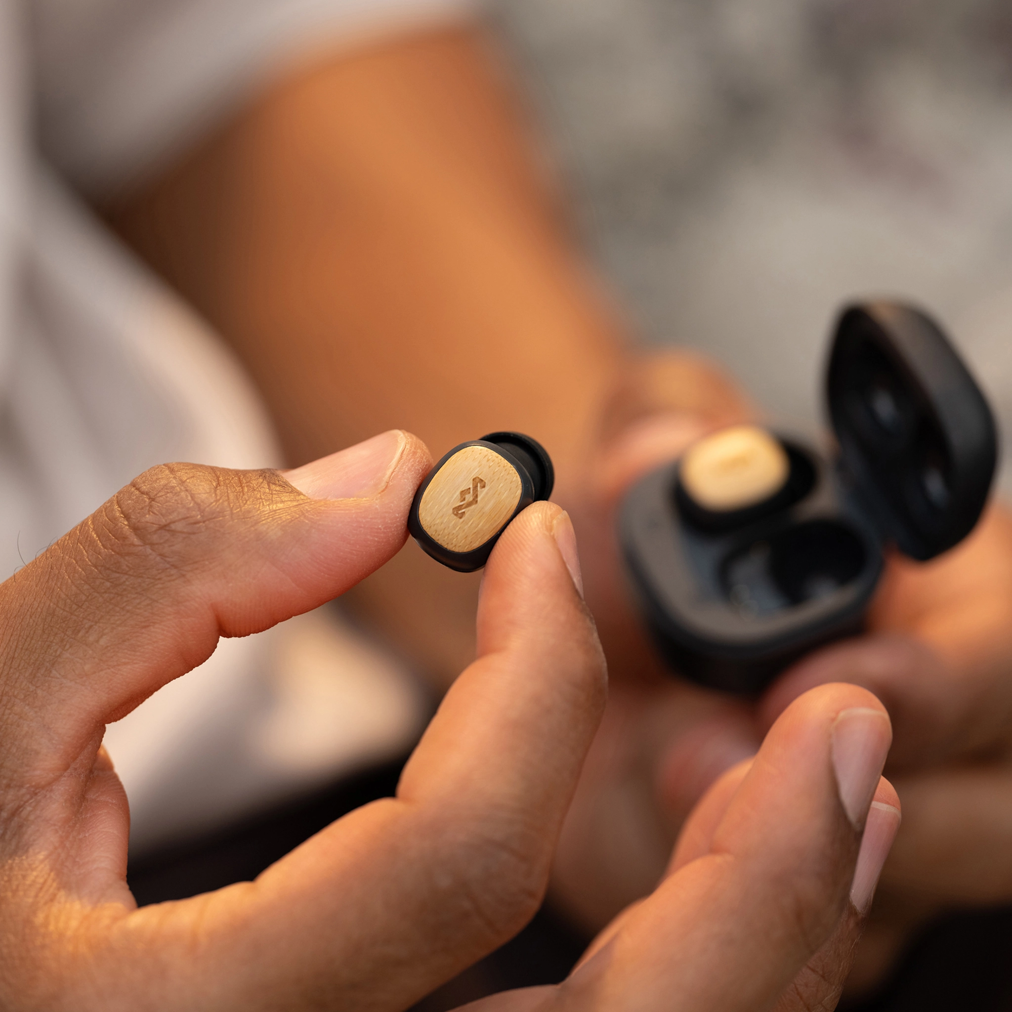 Marley Smile Jamaica Mini True Wireless Earbuds. Black