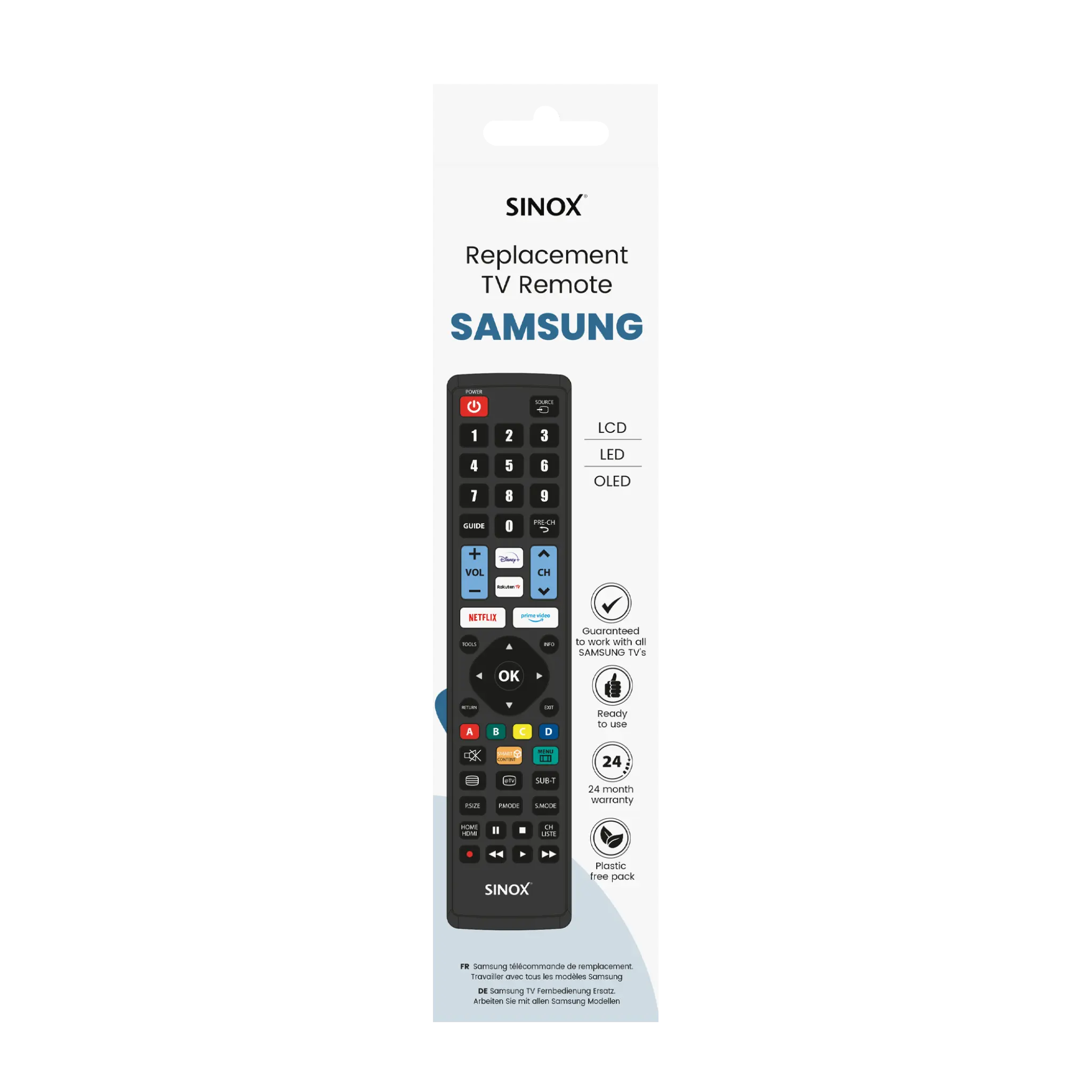 Sinox Remote Control for Samsung