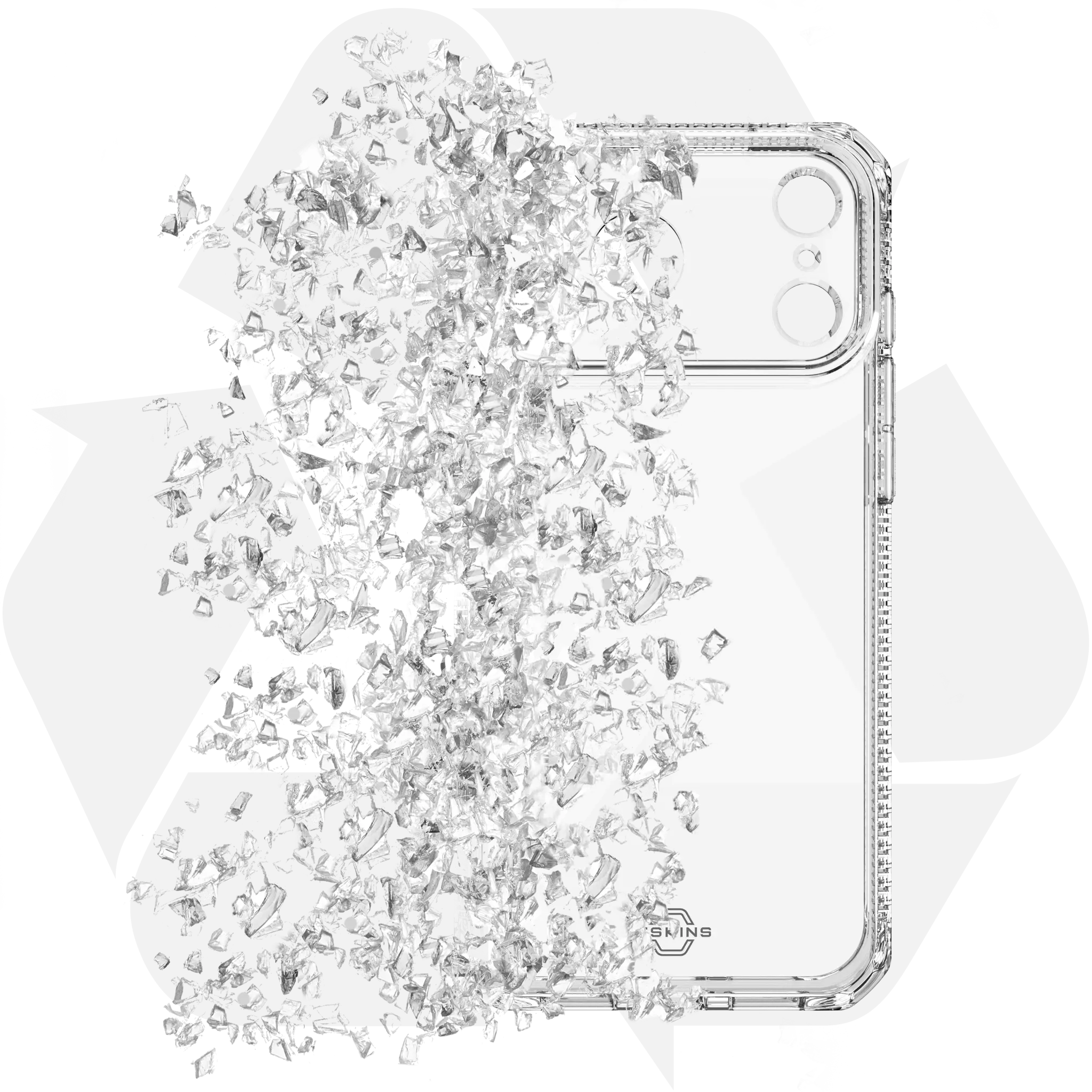ITSKINS SPECTRUM CLEAR cover for iPhone 17 Pro®. Transparent