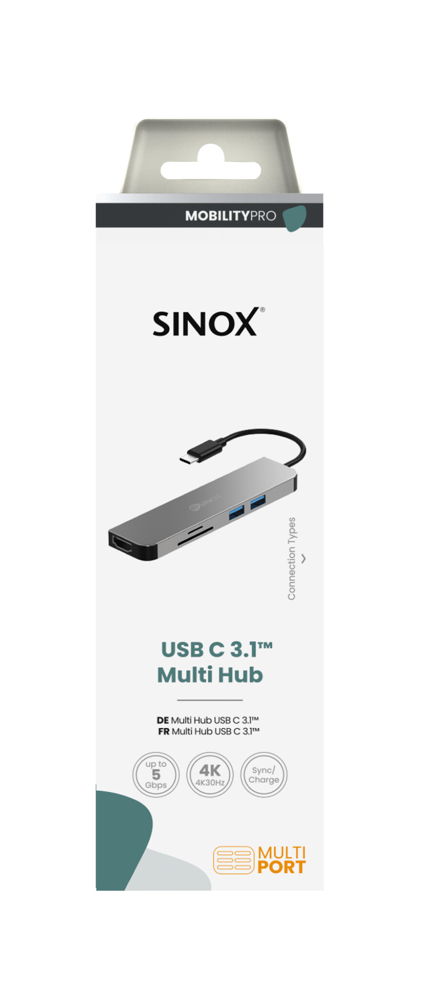 Sinox PRO USB C Hub. Aluminum