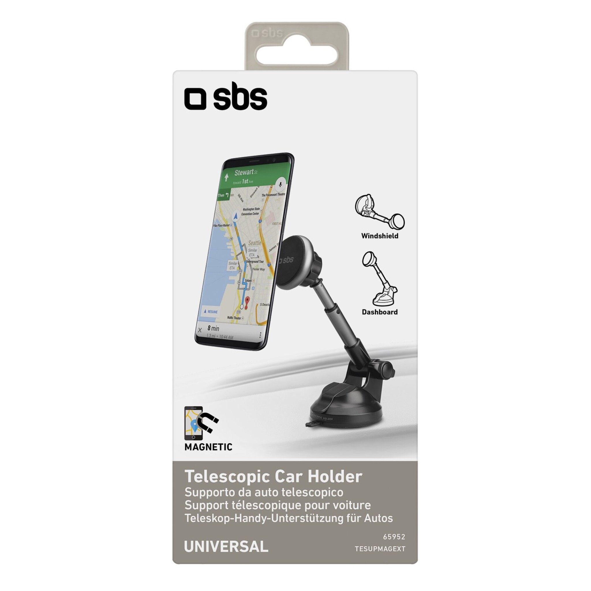 SBS Telescopic Phone Mount for Cars