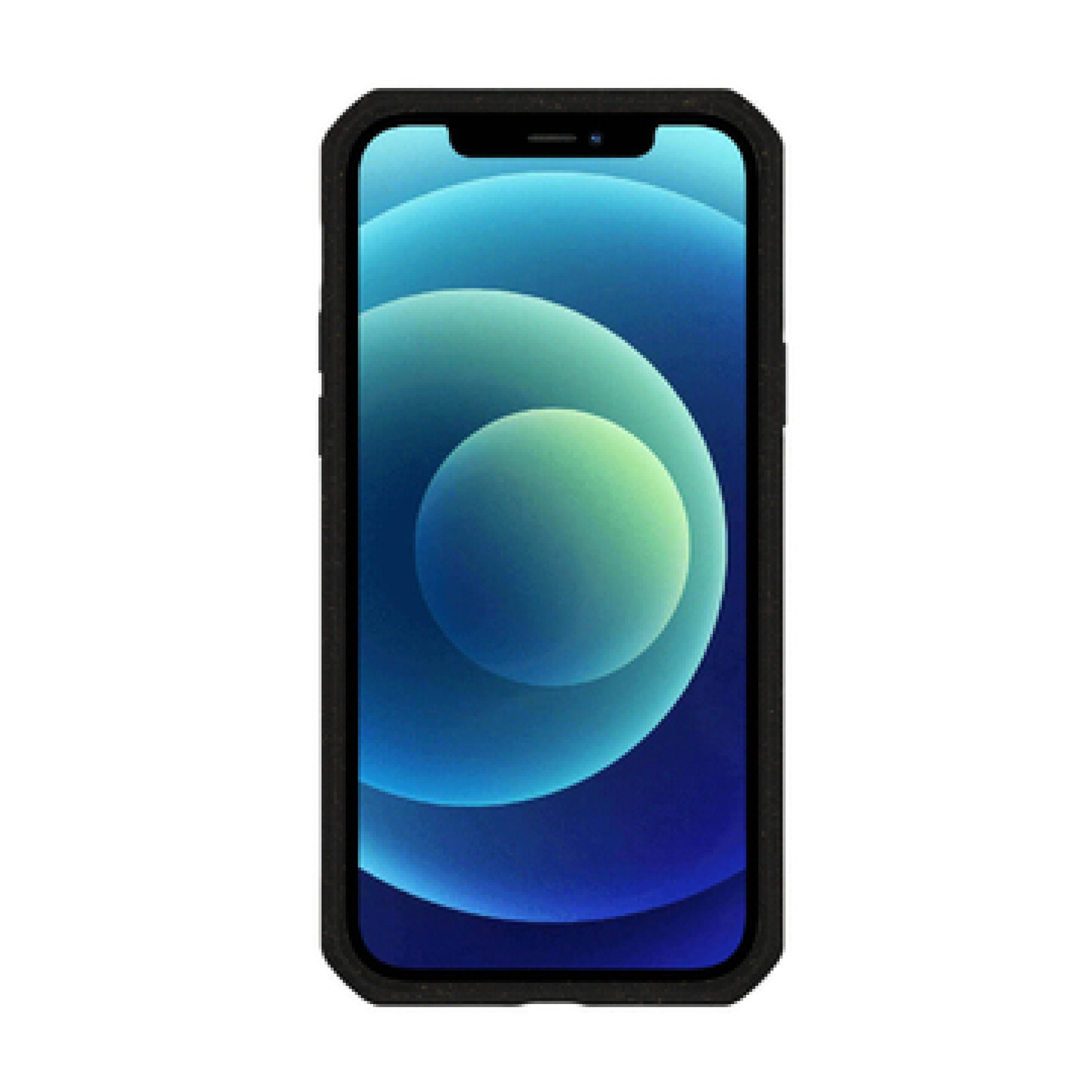 ITSKINS FERONIABIO PURE Cover for iPhone 12 mini®. Black and transparent