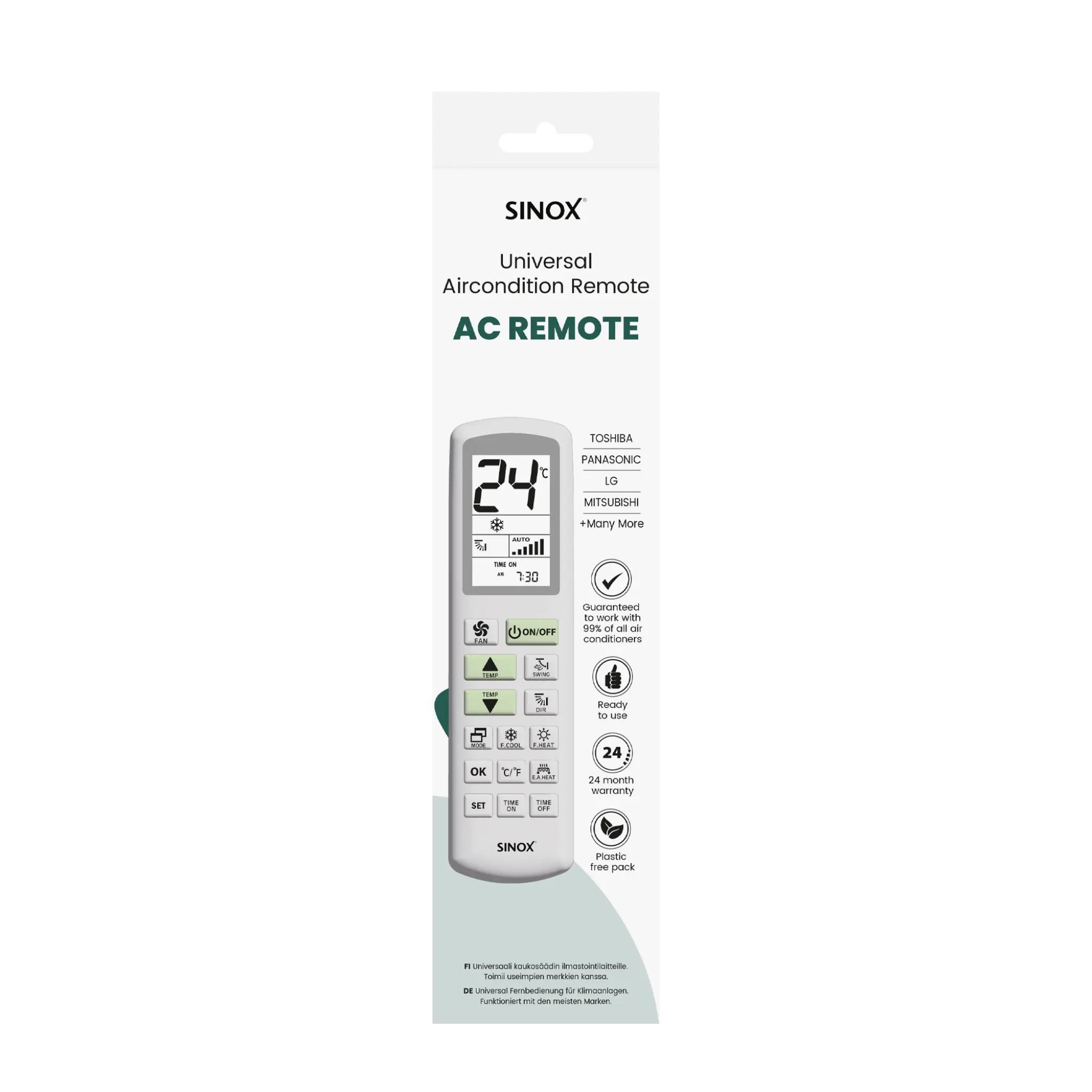 Sinox Universal Aircondition Remote Control
