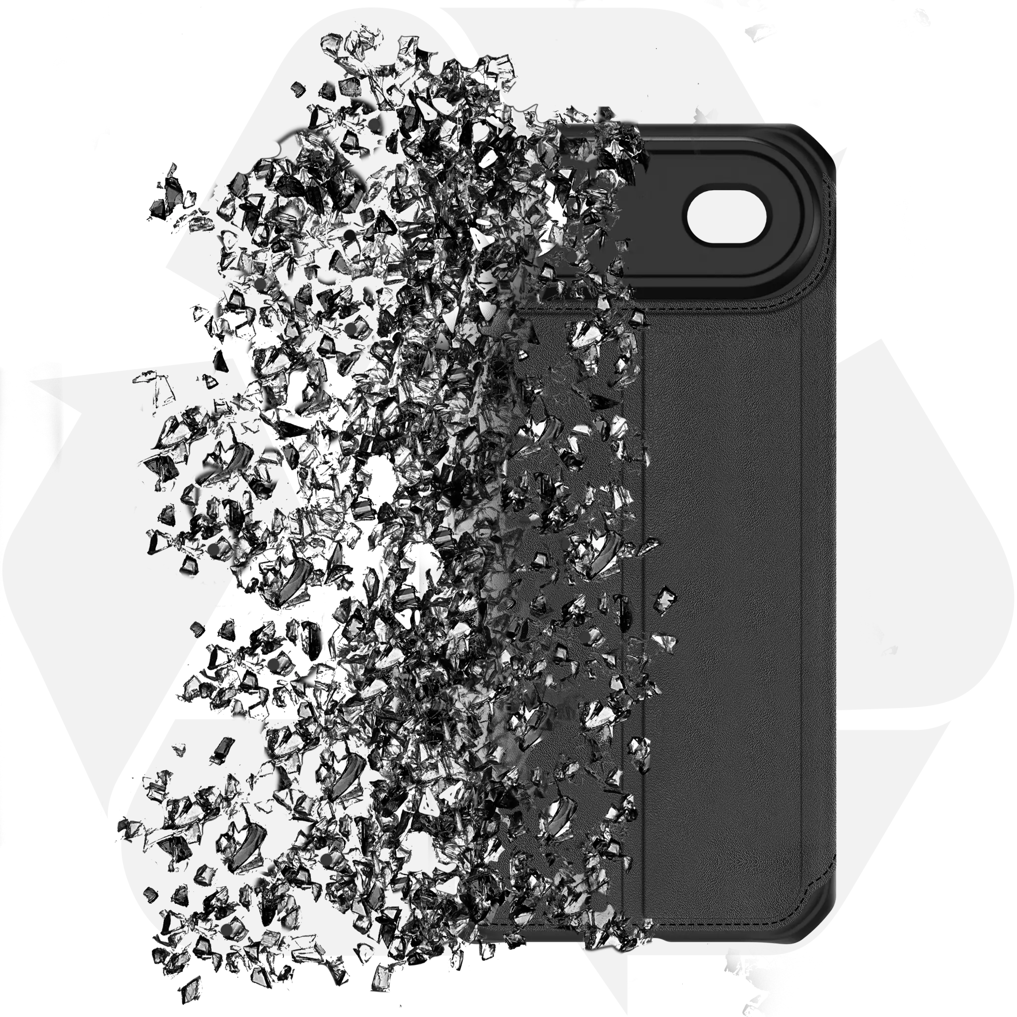 ITSKINS SPECTRUM R//FOLIO wallet cover for iPhone 17 Air®. Black