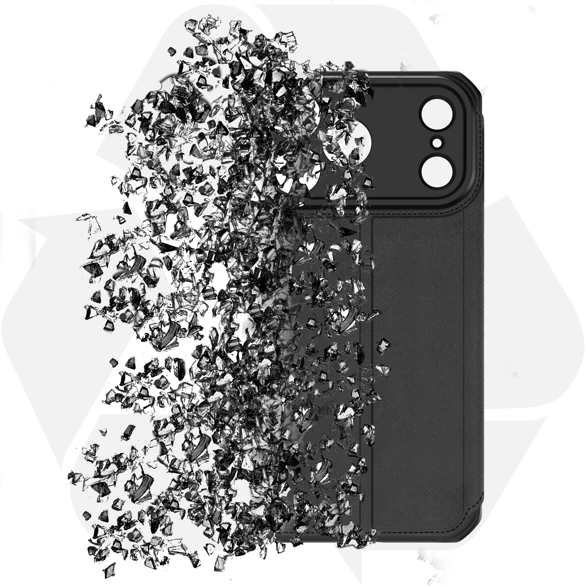 ITSKINS SPECTRUM R//FOLIO wallet cover for iPhone 17 Pro®. Black