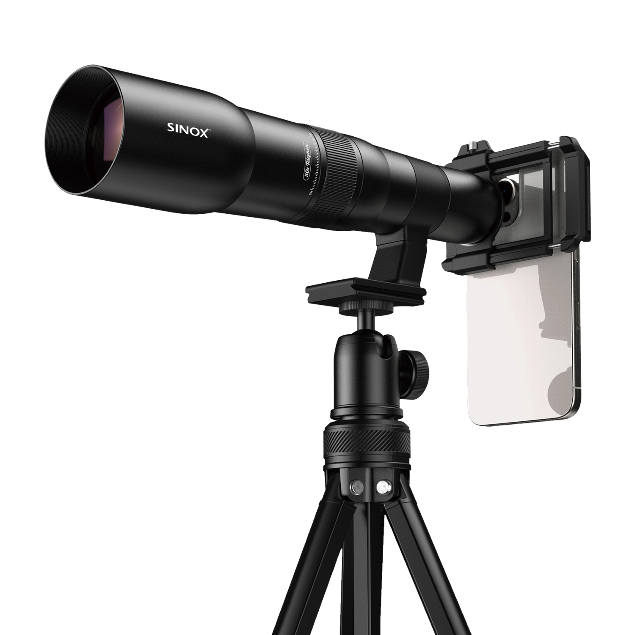 Sinox Lifestyle 50x Telephoto Lens Kit. Black