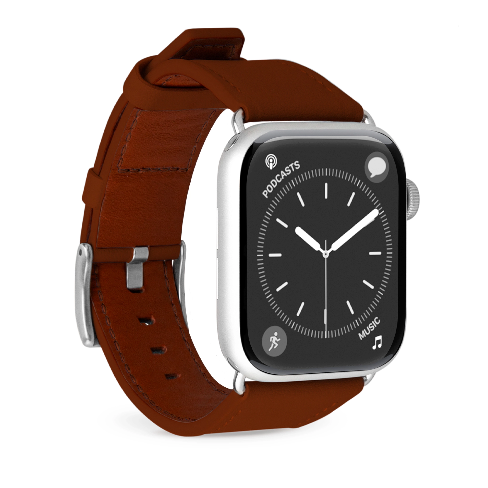 PURO E-Classic Band for Apple Watch. Brown