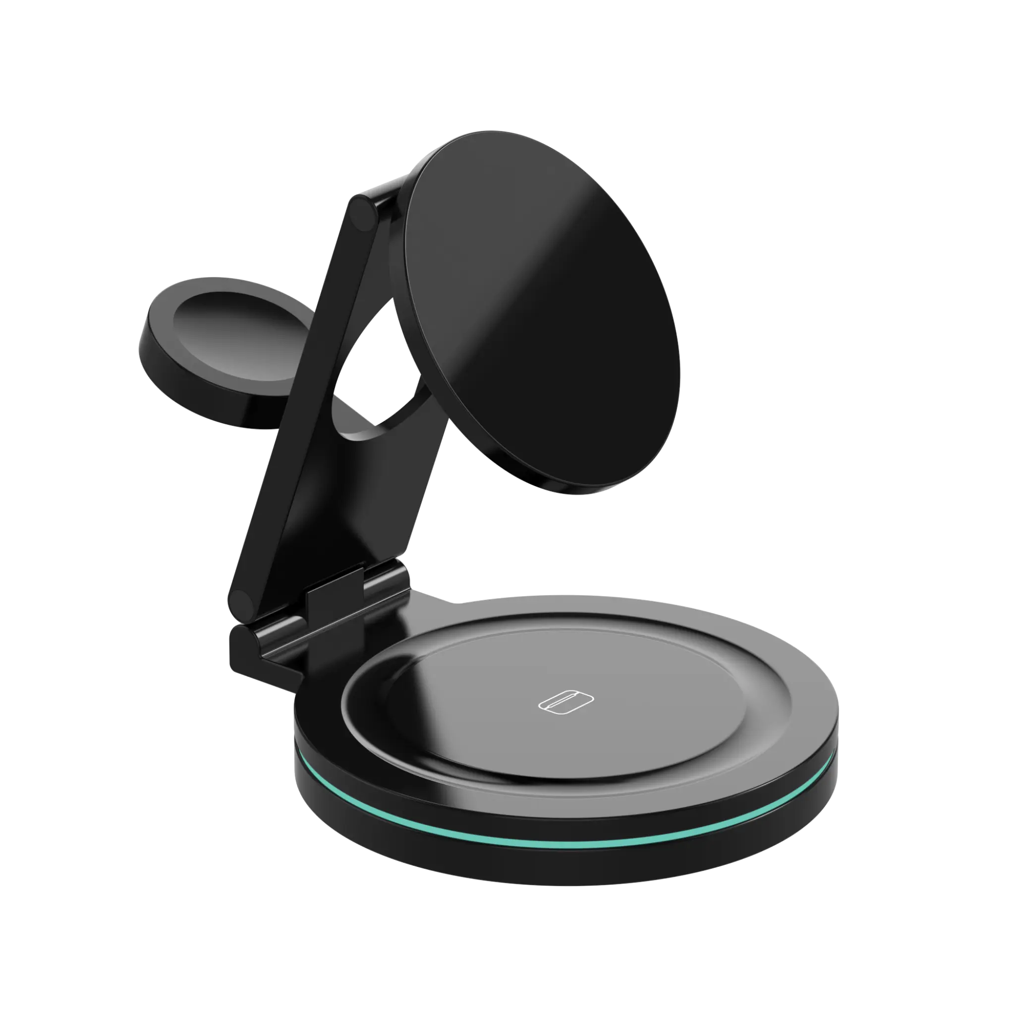 Sinox PRO 3-in-1 Wireless 15W Charger Stand. Black