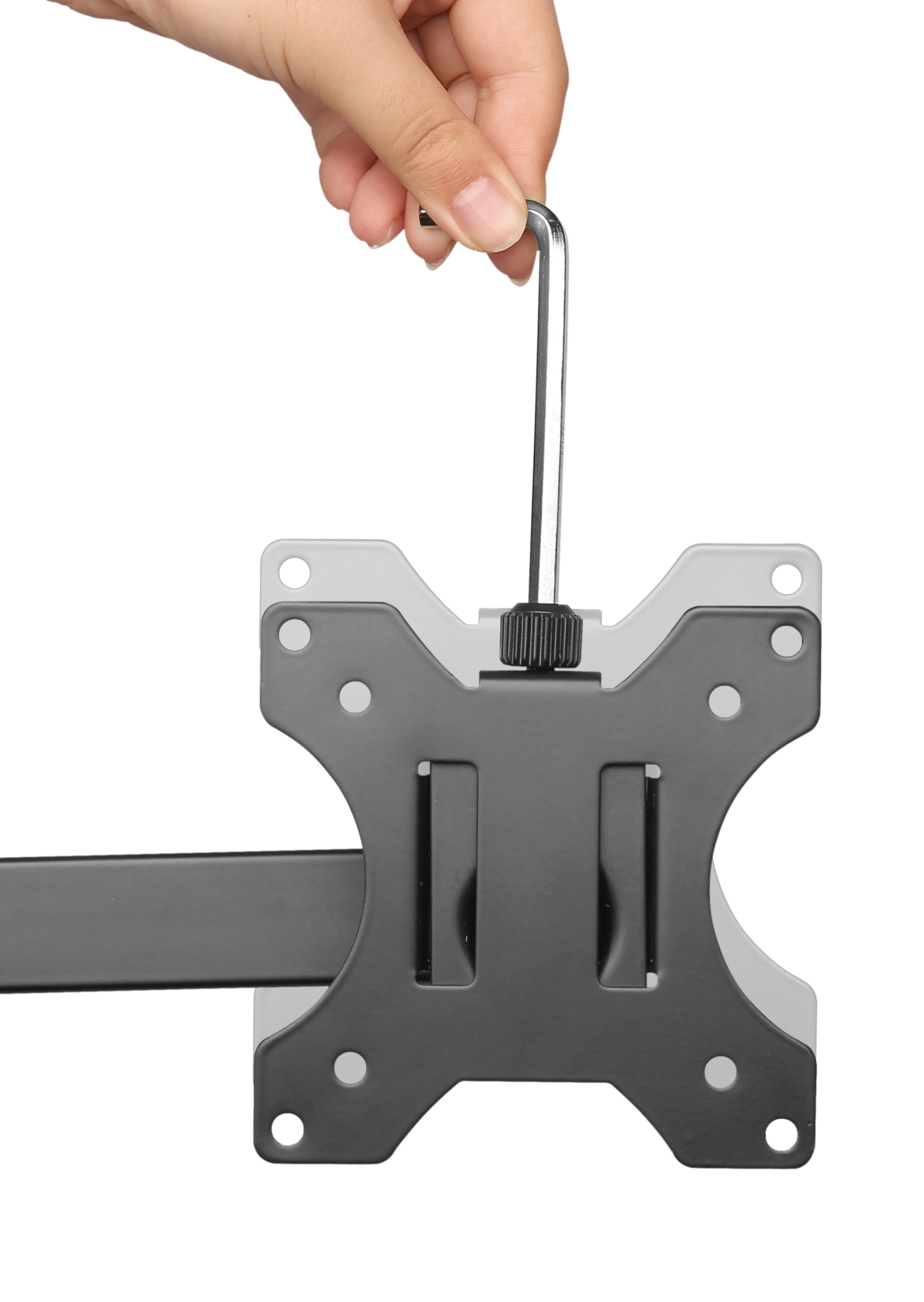 Sinox Office Dual Monitor Desk Mount. Up to 32". Black