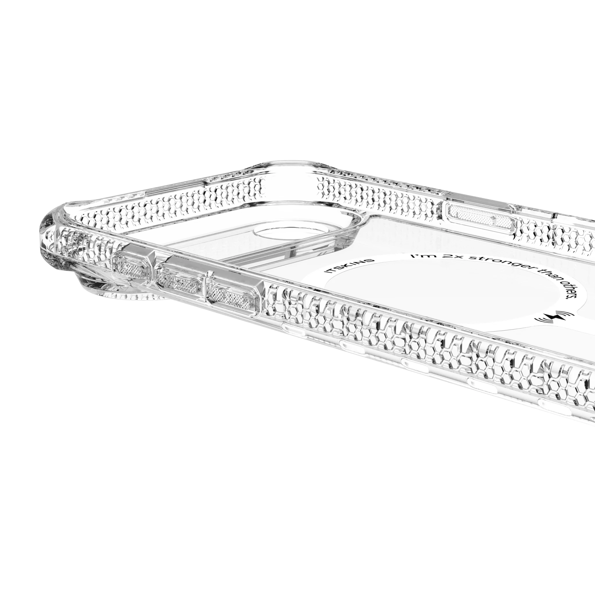 ITSKINS HYBRID MAGSAFE CLEAR cover for iPhone 17 Air®. Transparent