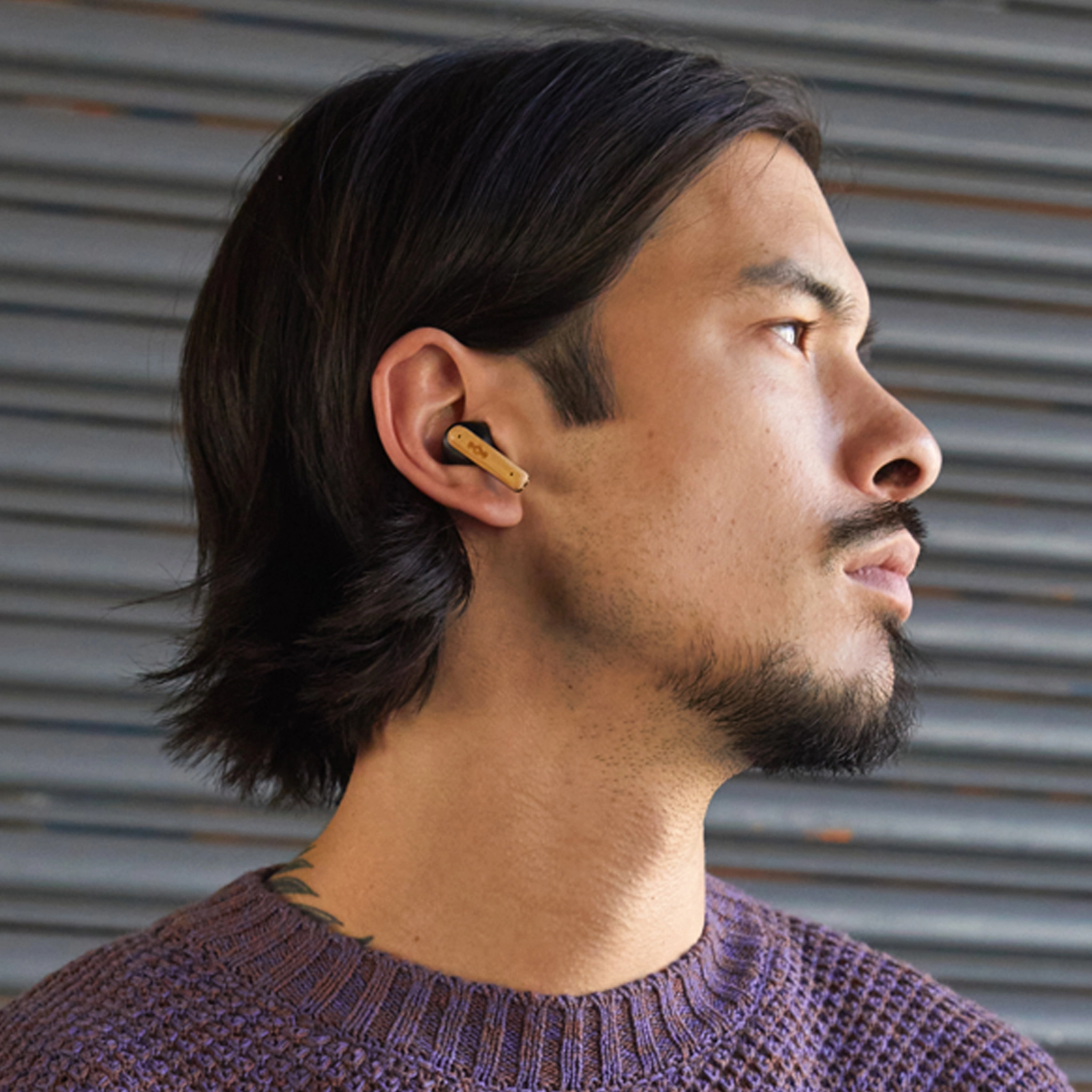 Marley Little Bird True Wireless Earbuds. Black