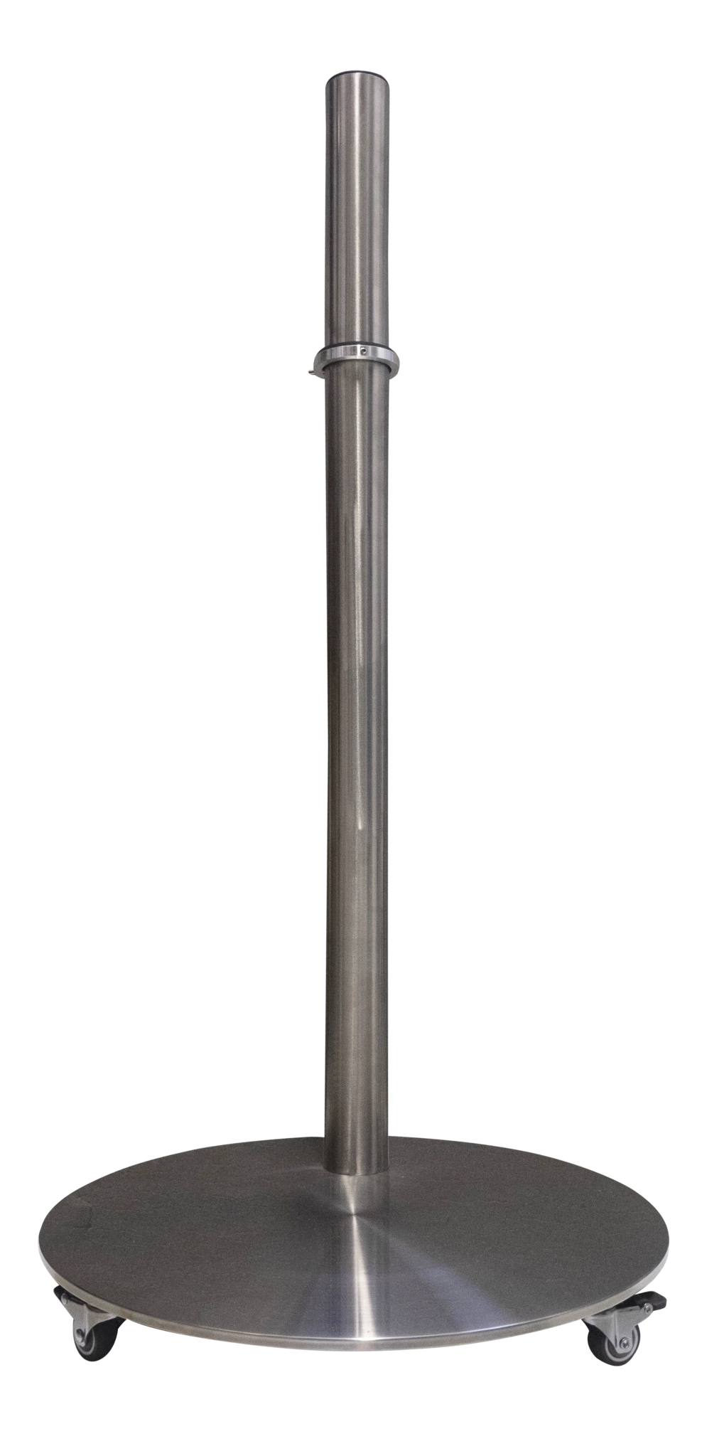 Sinox StandView TV Floor Mount with wheels and rotatable top. 26"-65". Alu finish