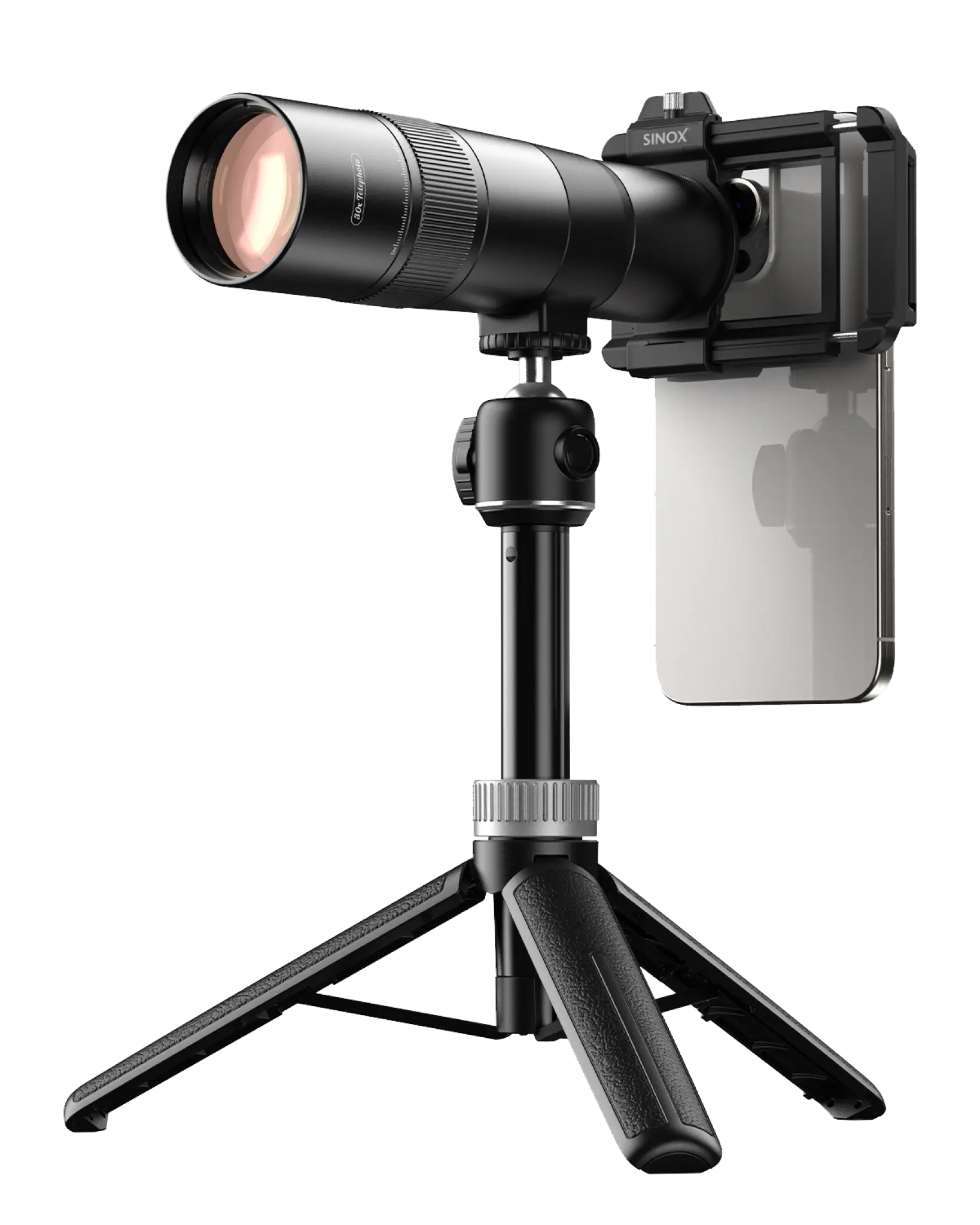 Sinox Lifestyle 30x Telephoto Lens Kit. Black