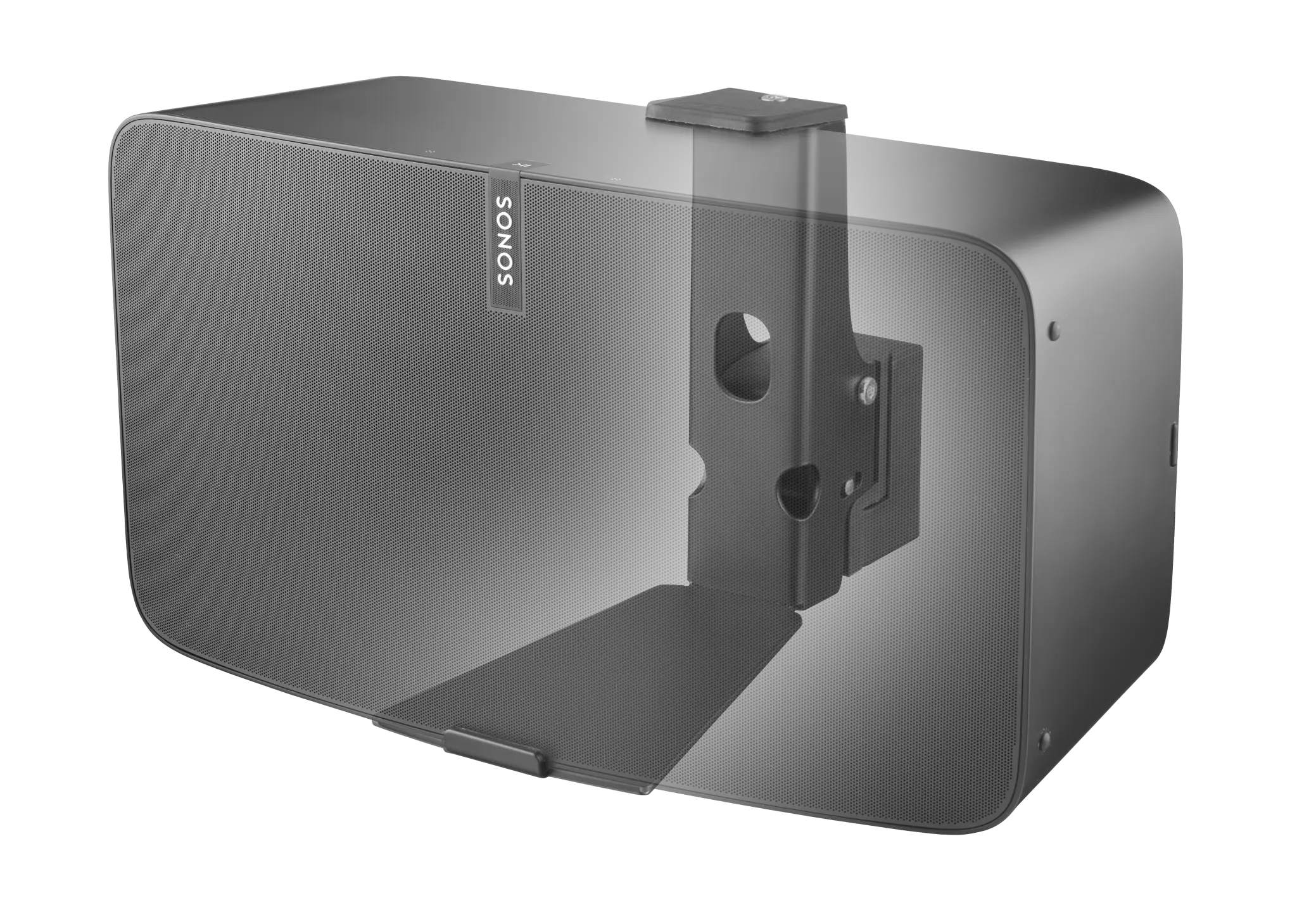 Cavus Wall Mount for Sonos® Five/Play:5. Horizontal. Black