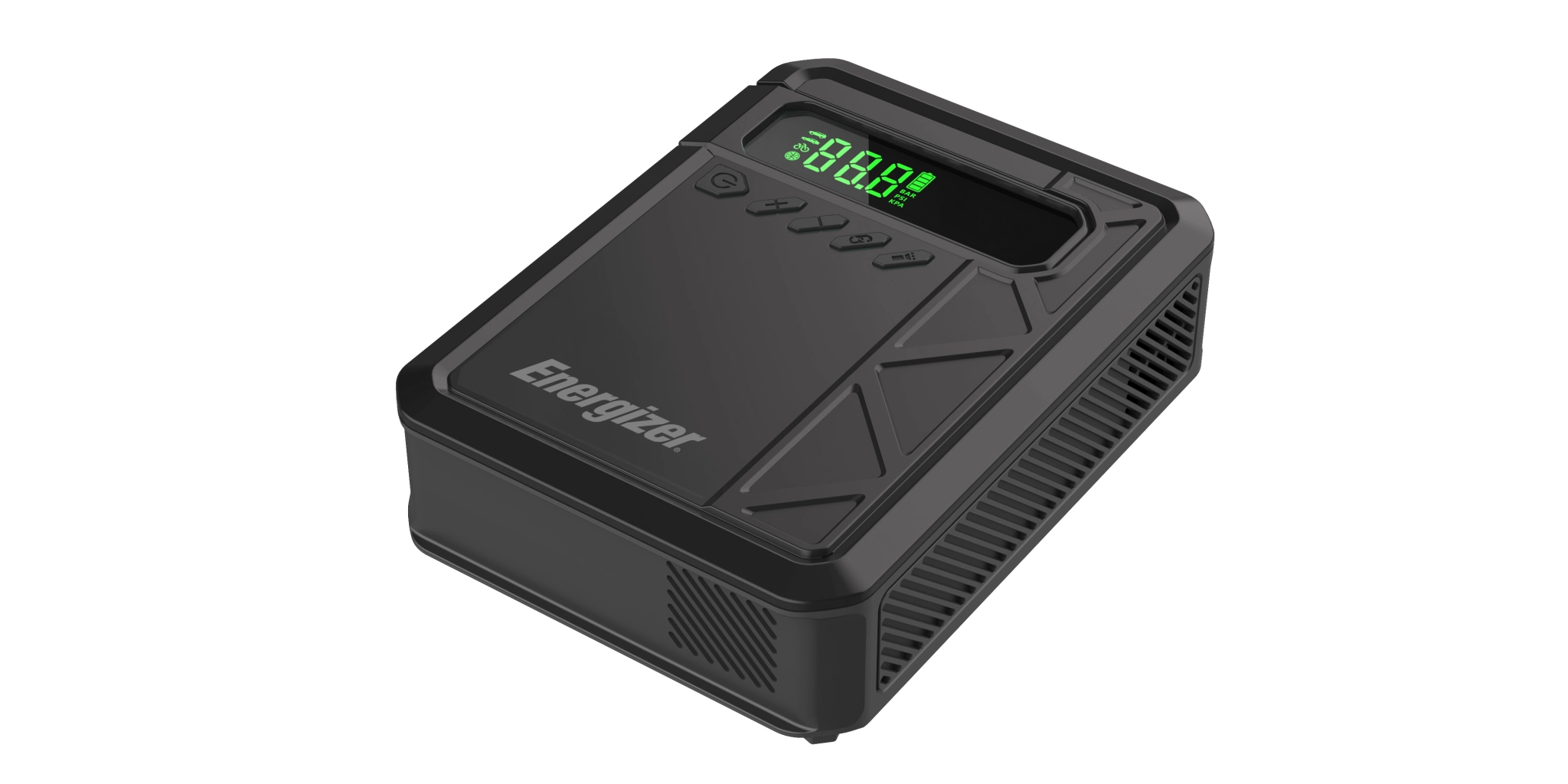 Energizer tire pump and jump starter. Black