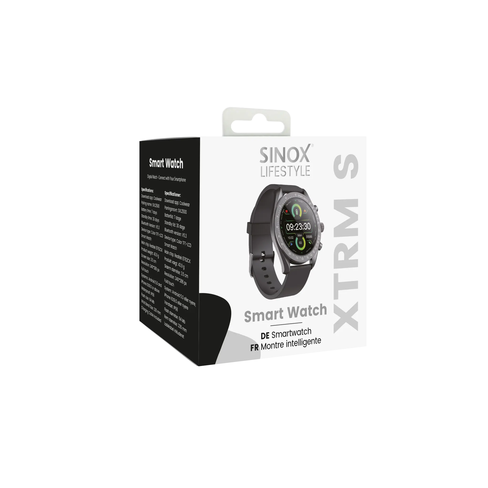 Sinox Lifestyle XTRM S smartwatch. Black