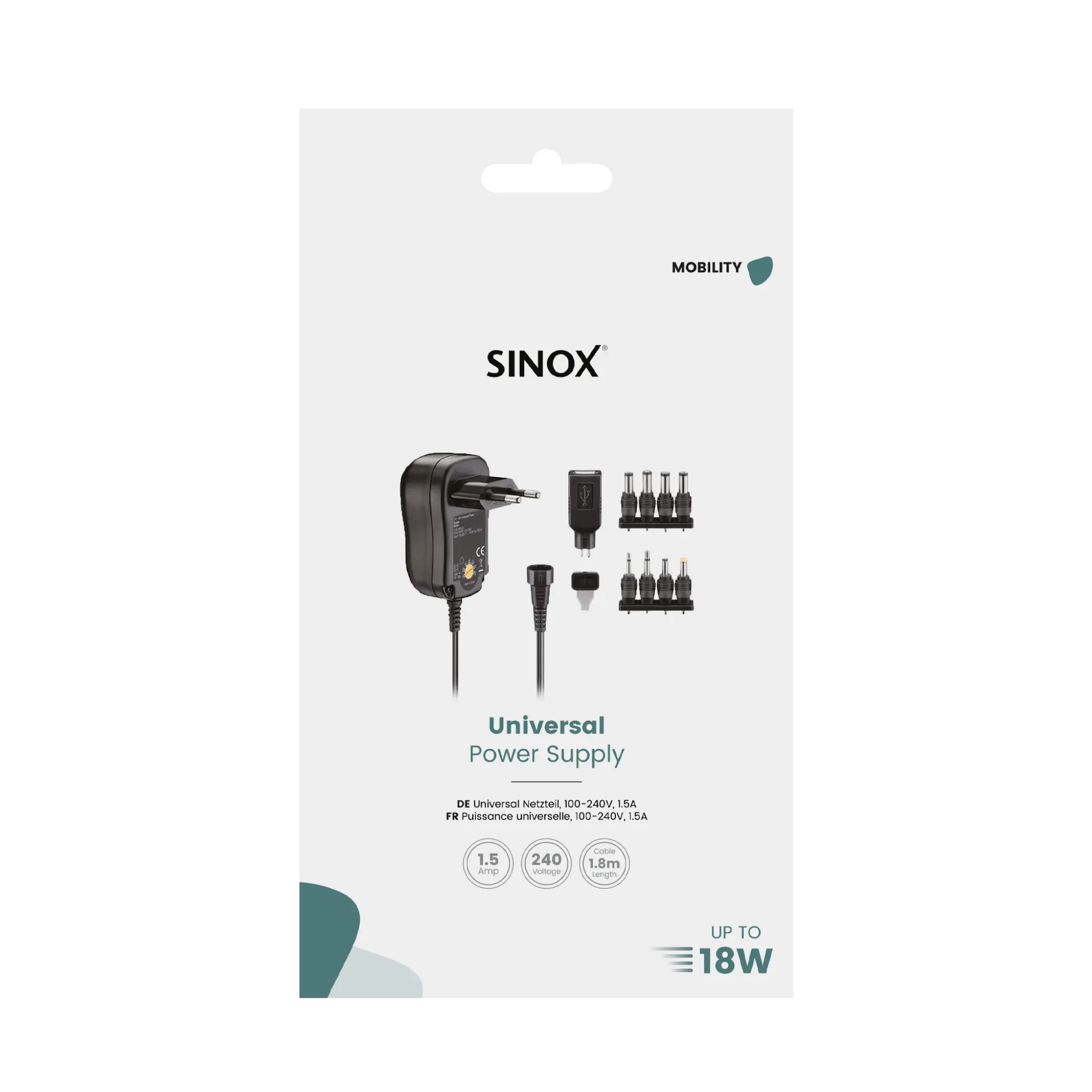 Sinox Universel Power Supply 1.5A