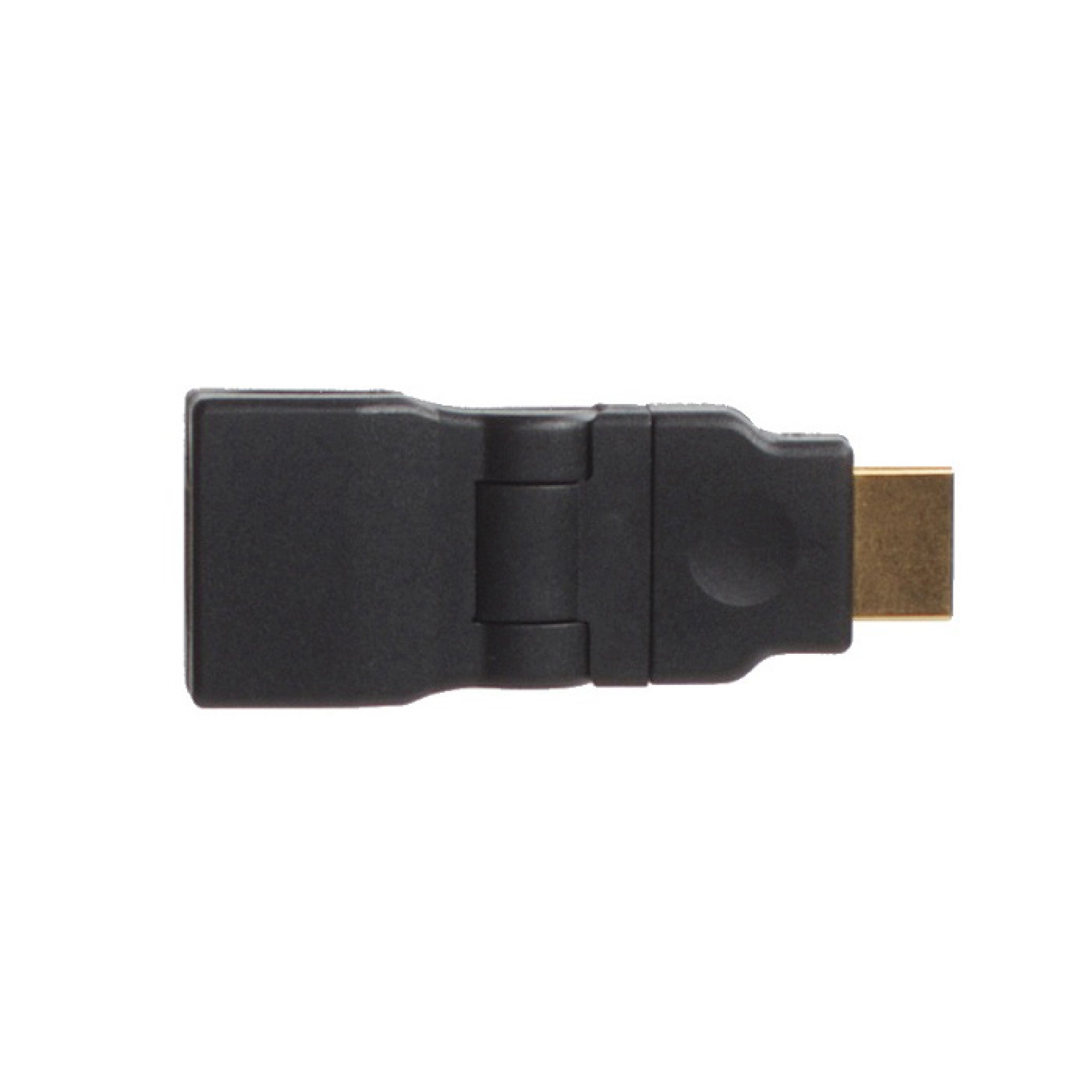Connectech HDMI™ Swivel Adaptor 360°. Black