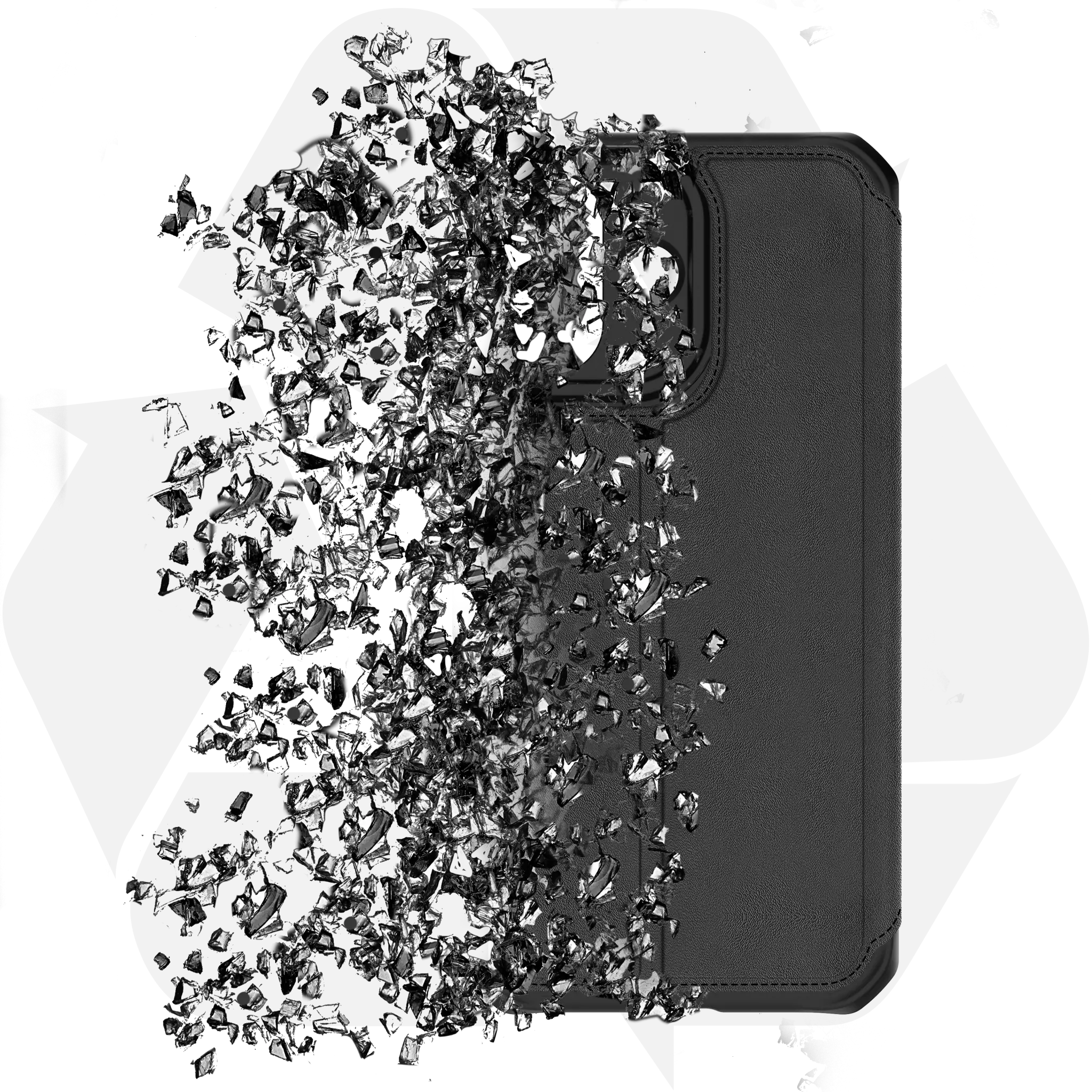 ITSKINS SPECTRUM R//FOLIO wallet cover for iPhone 17®. Black