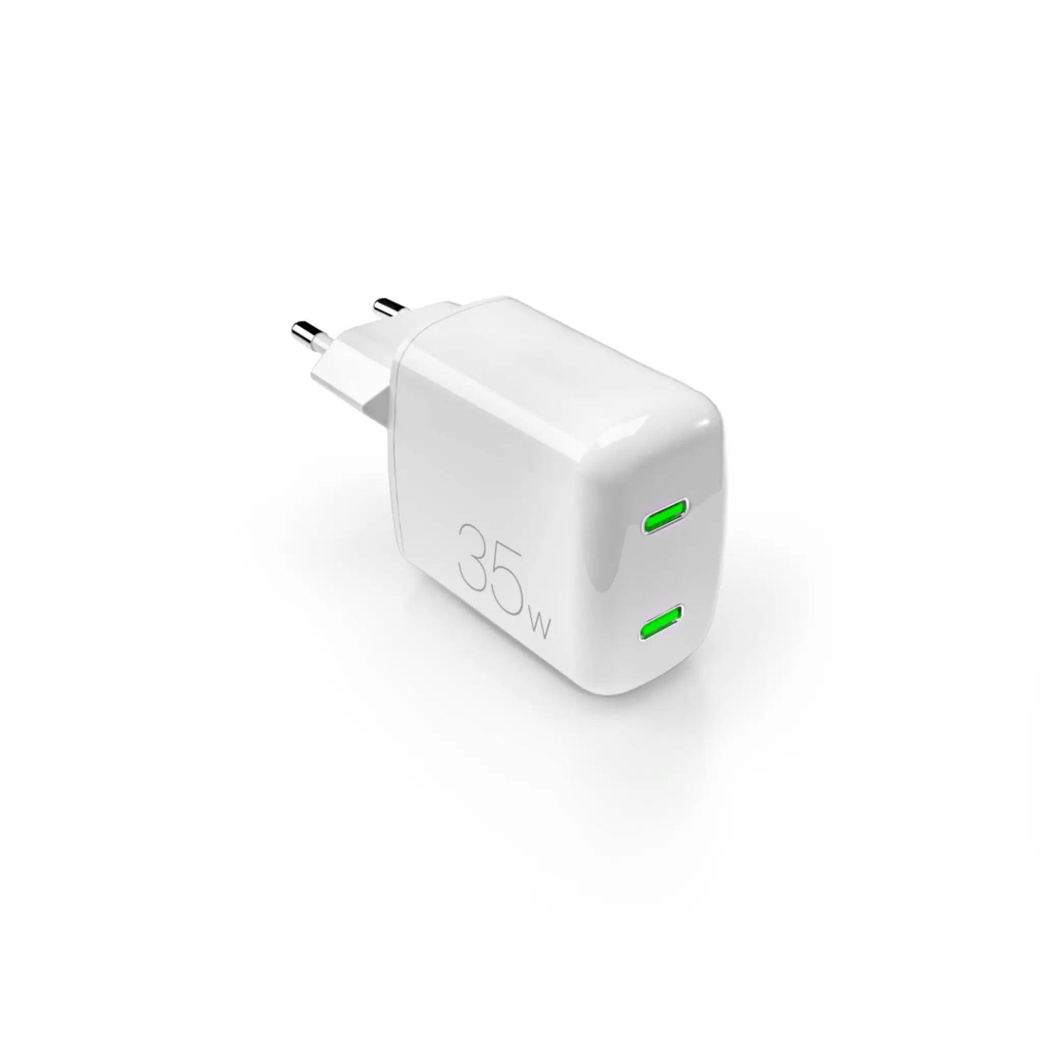 PURO MiniPro 35W Dual USB-C Wall Charger - GaN Technology